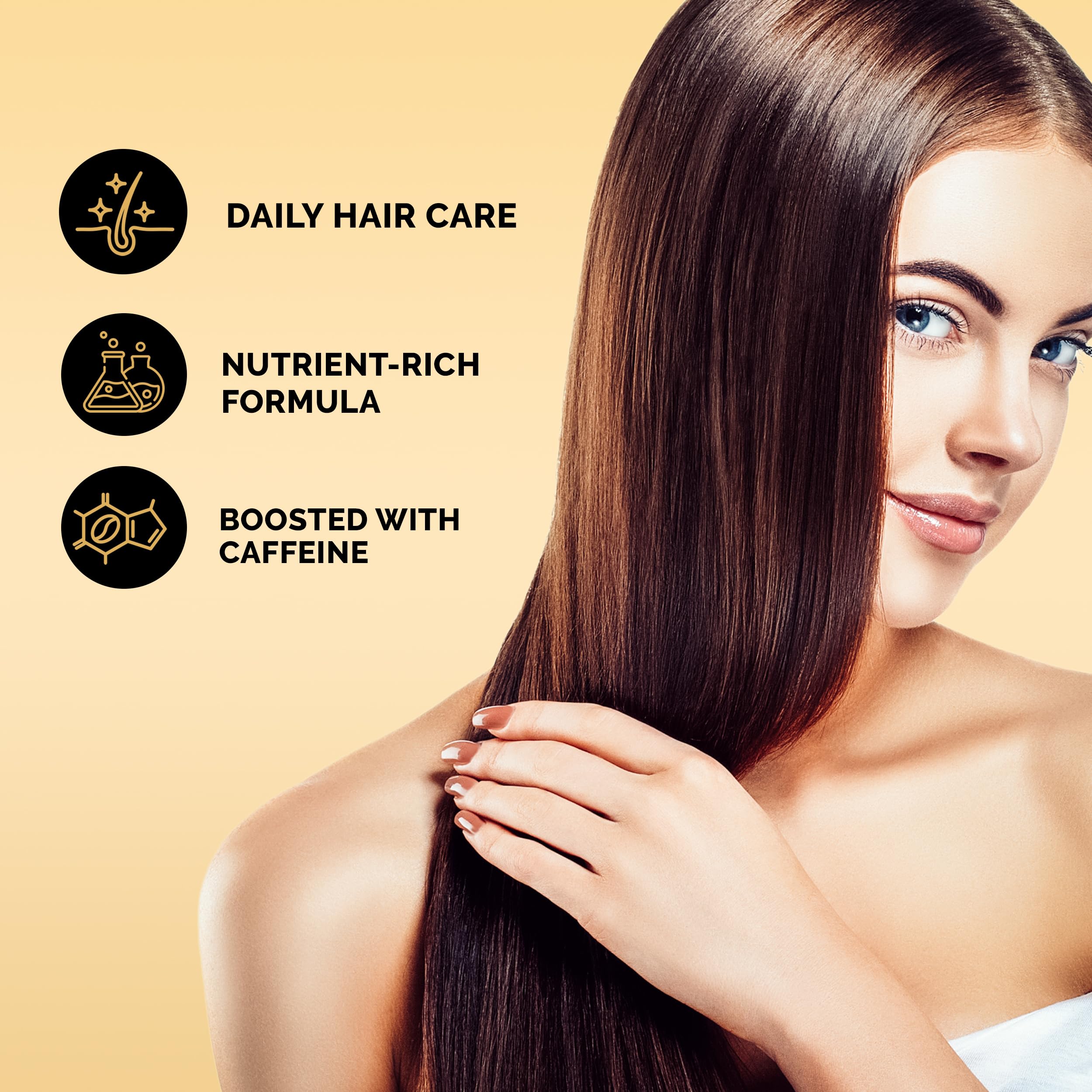 Ultrax Labs Hair Plush Hair Growth Serum – 1.7 oz Biotin & Caffeine