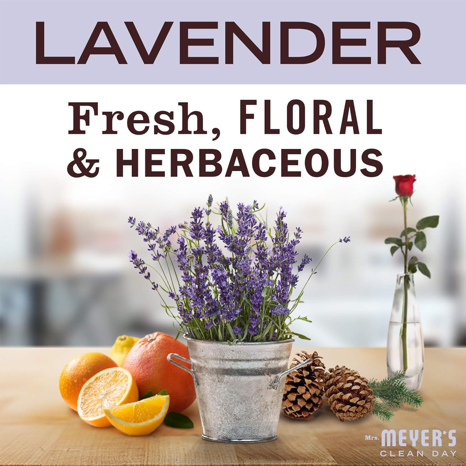 Mrs. Meyer's Lavender Hand Soap Refill, 33 oz (Pack of 3)