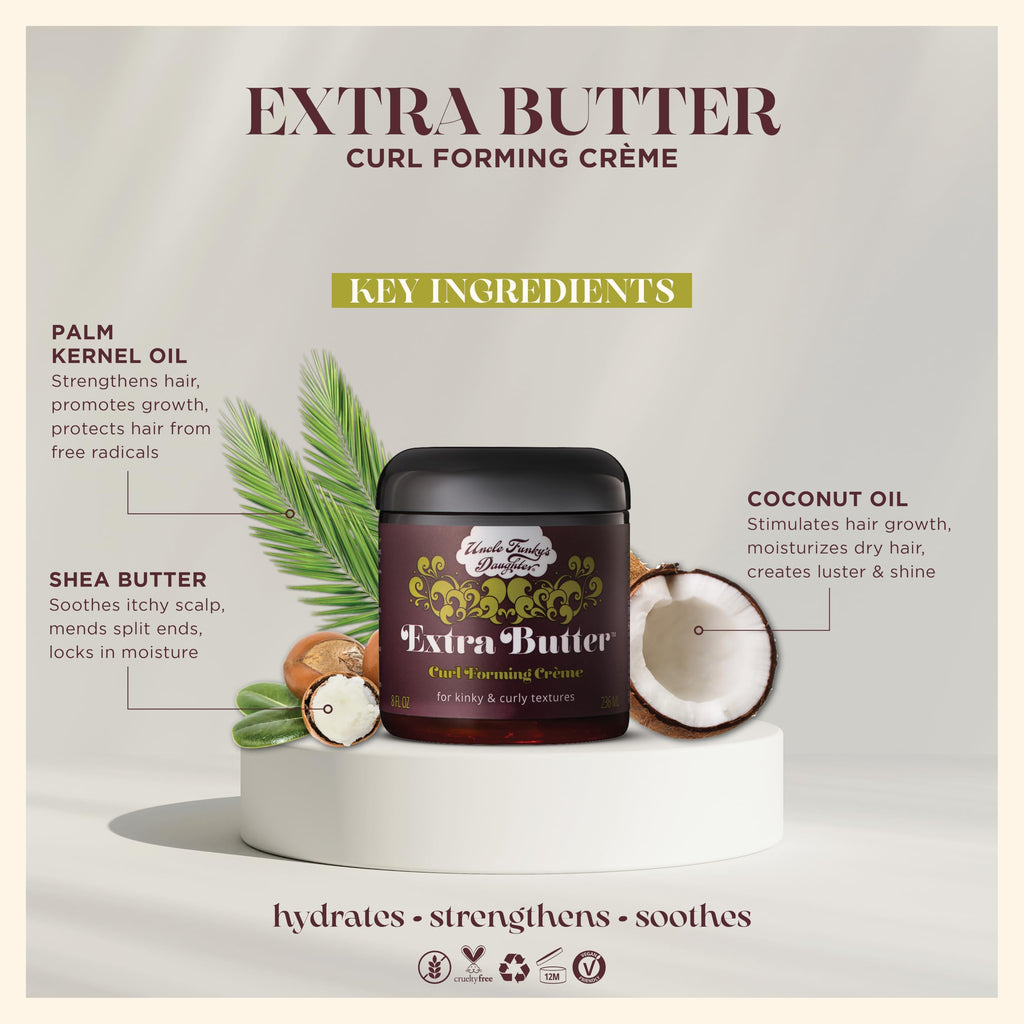 Uncle Funky's Daughter Extra Butter Curl Forming Creme – 8 oz