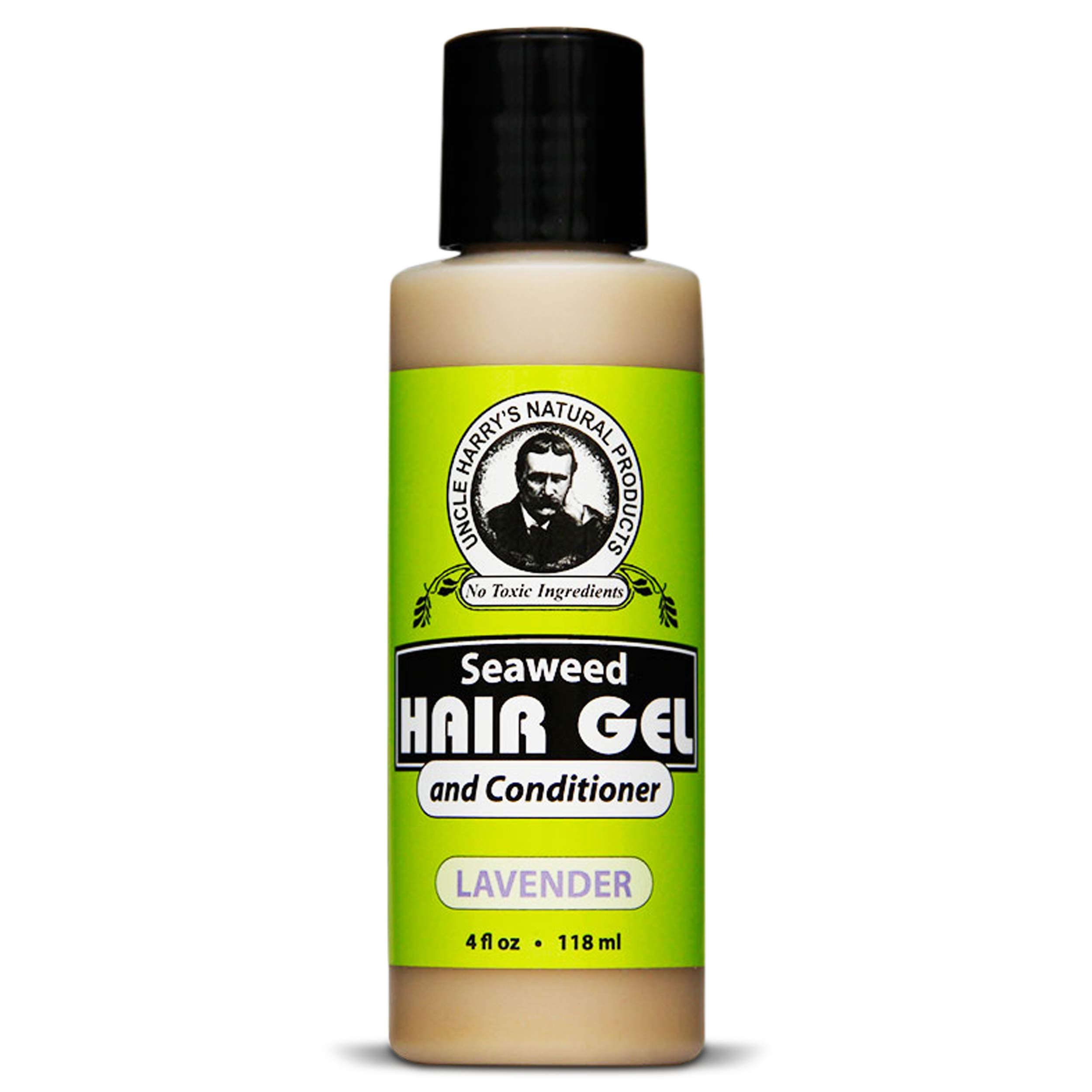 Uncle Harry's Lavender Seaweed Hair Gel & Volumizing Conditioner | 2-in-1 Natural Hair Care for Dry & Damaged Hair