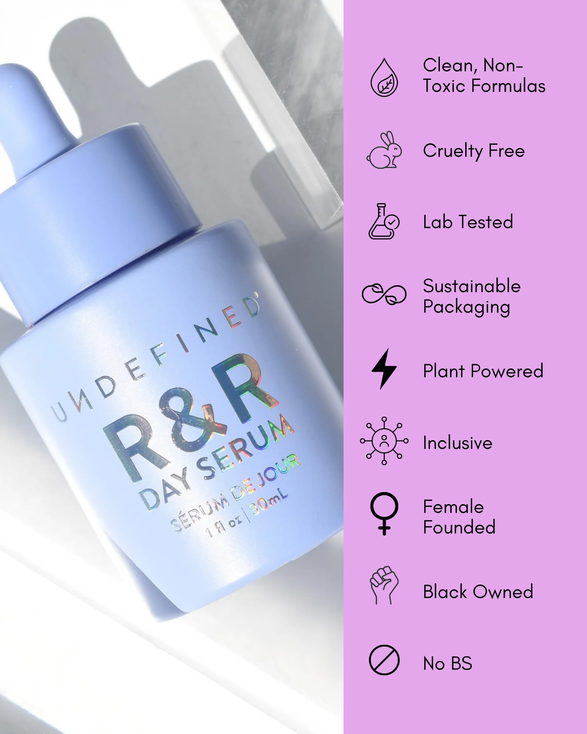 Undefined Beauty R&R Day Serum – Brightening Vitamin C, Kojic Acid & Niacinamide for Even Tone