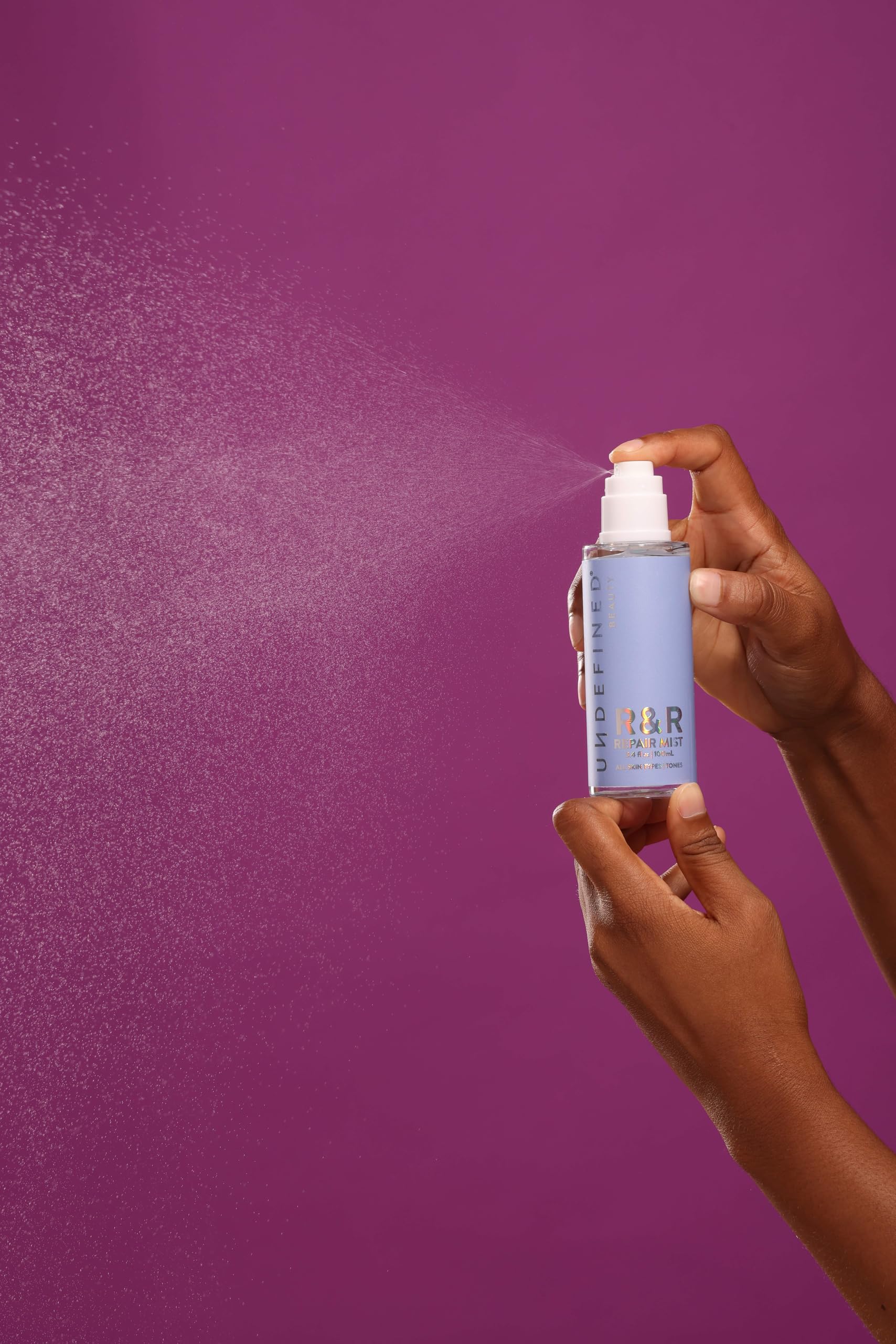 Undefined Beauty R&R Repair Mist — Hypochlorous Acid Spray for Calm Skin, Hydration & Barrier Support (3.4 oz)
