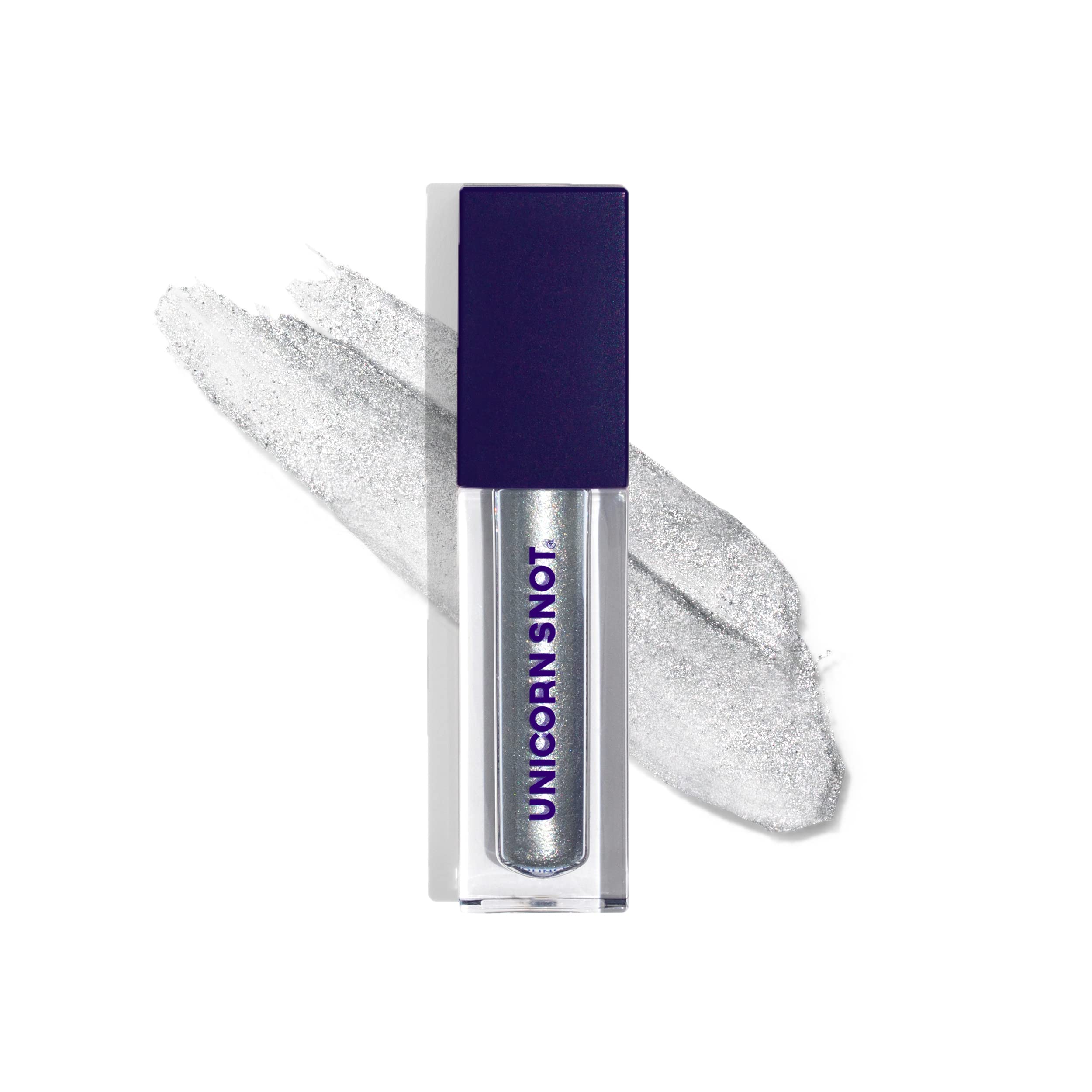 UNICORN SNOT Eyelighter: Liquid Eyeshadow in Bounce/Silver | Buildable Glitter, Cruelty-Free