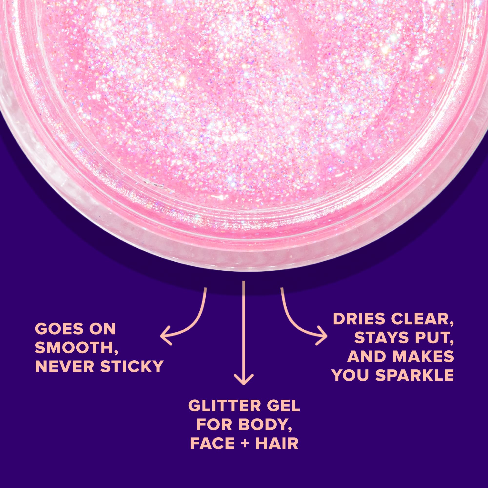 UNICORN SNOT Holographic Glitter Gel – 1.7 oz Pink Flamingo, Vegan & Cruelty-Free