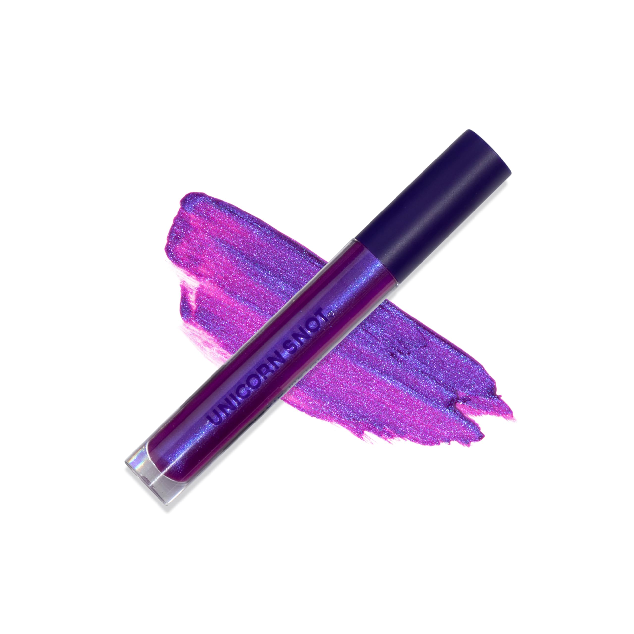 UNICORN SNOT Liquid Metal Lip Paint | Intense Pigment, Non-drying, Metallic Lip Color Makeup | Vegan & Cruelty-free Lip Makeup - BOOM (Atomic Purple)