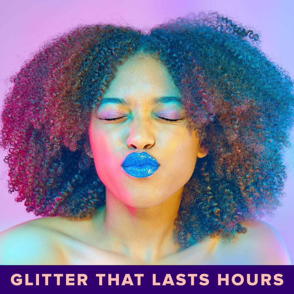 UNICORN SNOT Quiet Riot Glitter Lip Duo | 2-in-1 Matte Lipstick & Plastic-Free Glitter (Chasm) – 0.15oz Lipstick + 0.16oz Gloss