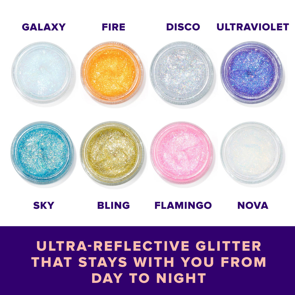 UNICORN SNOT Holographic Glitter Gel – 1.7 oz Pink Flamingo, Vegan & Cruelty-Free