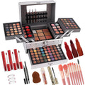 UNIFULL 132-Color All-In-One Makeup Kit – Complete Professional Makeup Set (006N2-Silver)