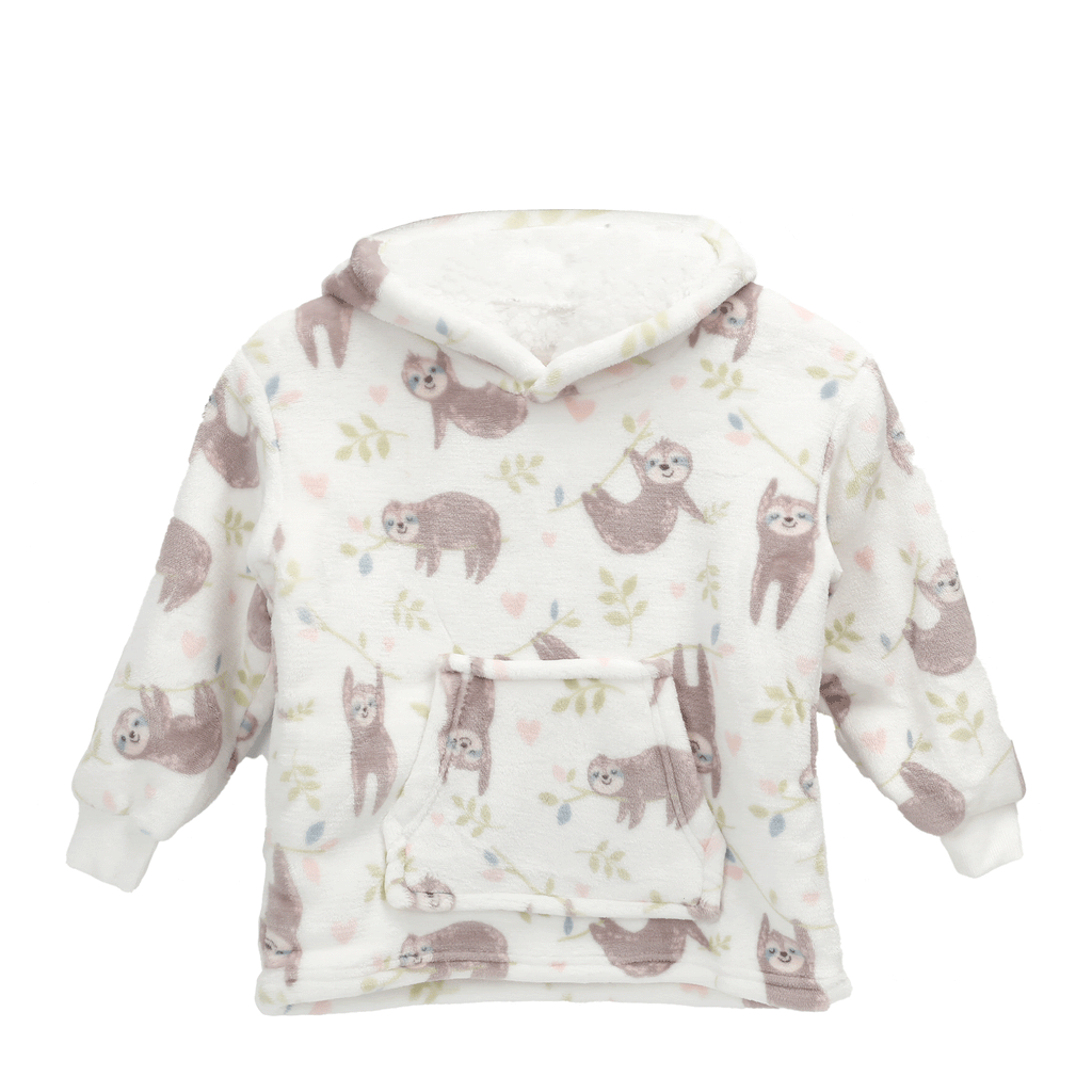 Daisy Dreamer Infant Hoodie Blanket 0-2 Years Unisex Safari Sloth Ultra Soft Super Soft Cotton Rich Essential