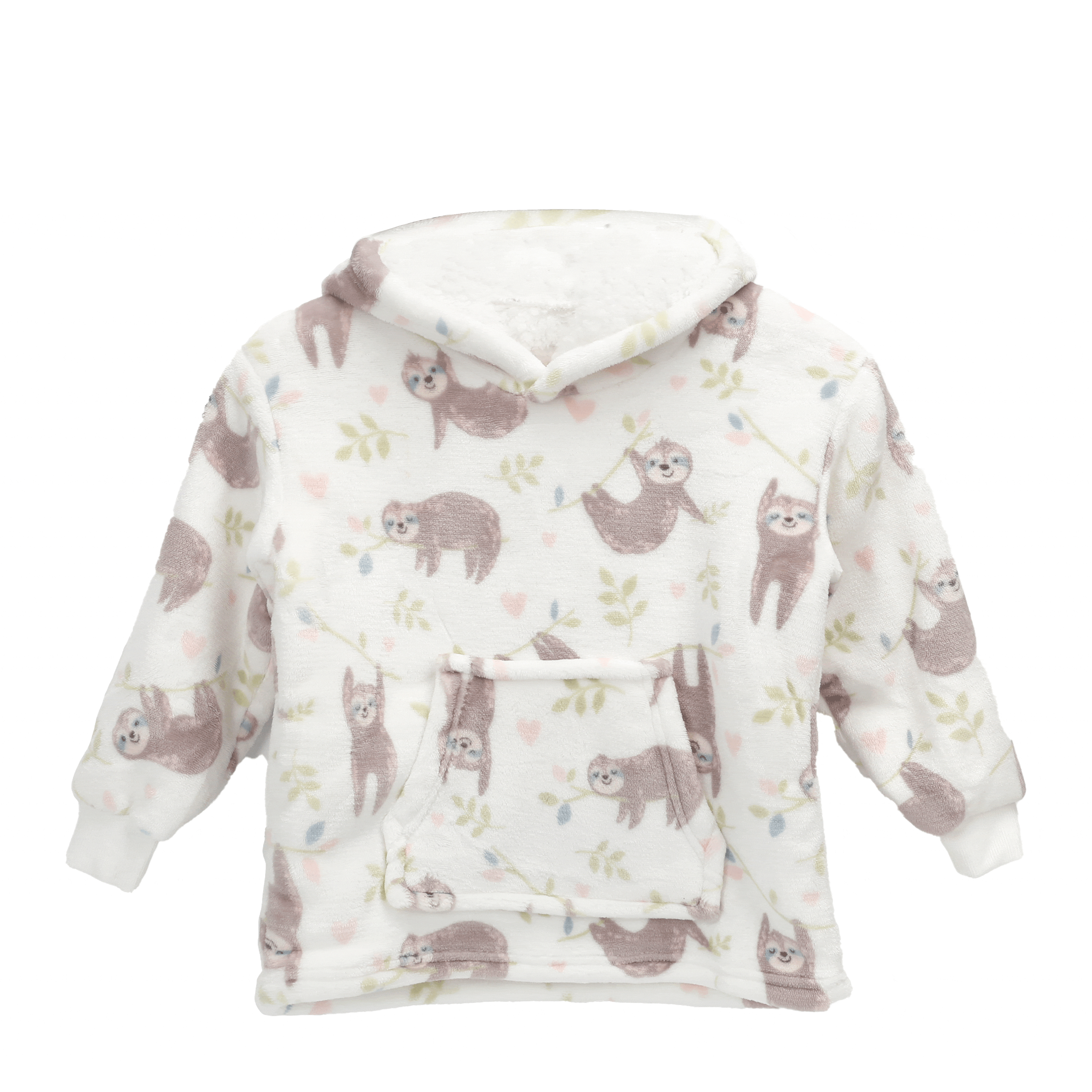 Daisy Dreamer Infant Hoodie Blanket 0-2 Years Unisex Safari Sloth Ultra Soft Super Soft Cotton Rich Essential