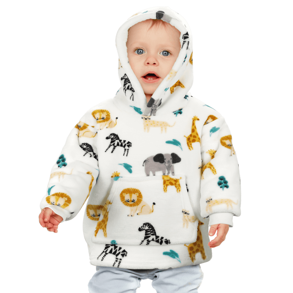 Daisy Dreamer Infant Hoodie Blanket 0-2 Years Unisex Safari Sloth Ultra Soft Super Soft Cotton Rich Essential