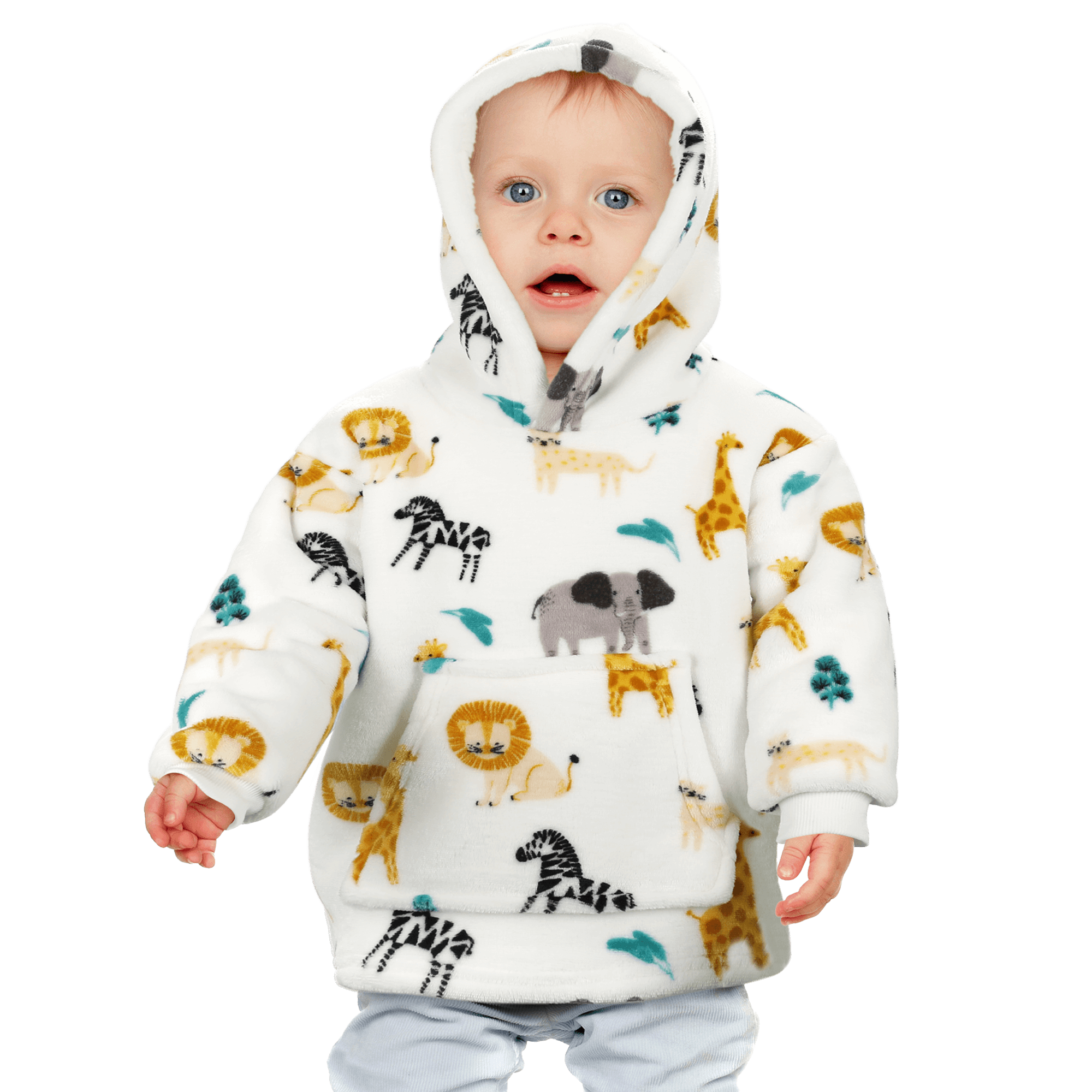 Daisy Dreamer Infant Hoodie Blanket 0-2 Years Unisex Safari Sloth Ultra Soft Super Soft Cotton Rich Essential