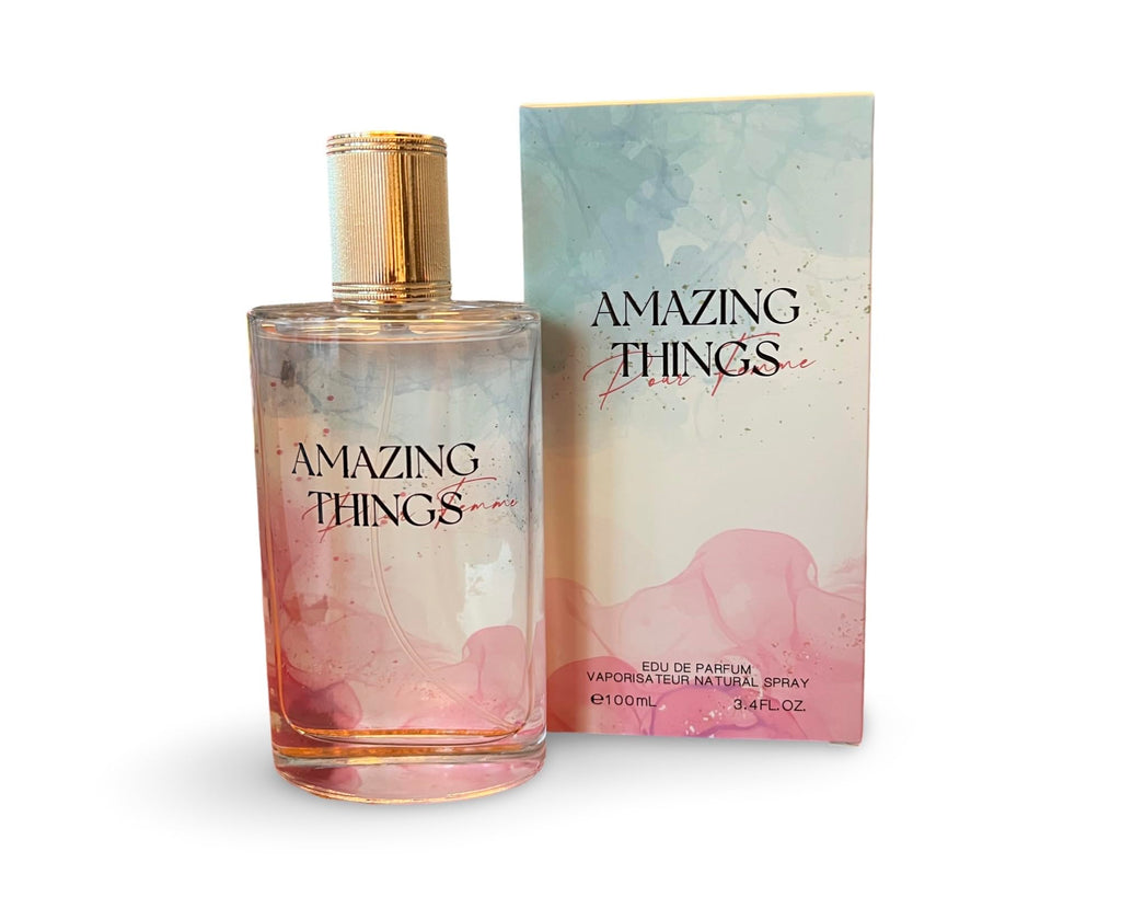 United Scents Amazing Things Pour Femme Eau de Parfum – Grapefruit, Suede & Pink Pepper, 100 ml