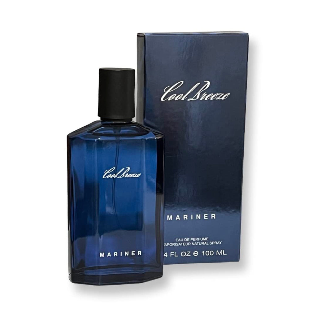 United Scents Cool Breeze MARINER Eau de Parfum for Men – 3.4 Fl Oz | Seawater, Spicy Rosemary & Fresh Mint