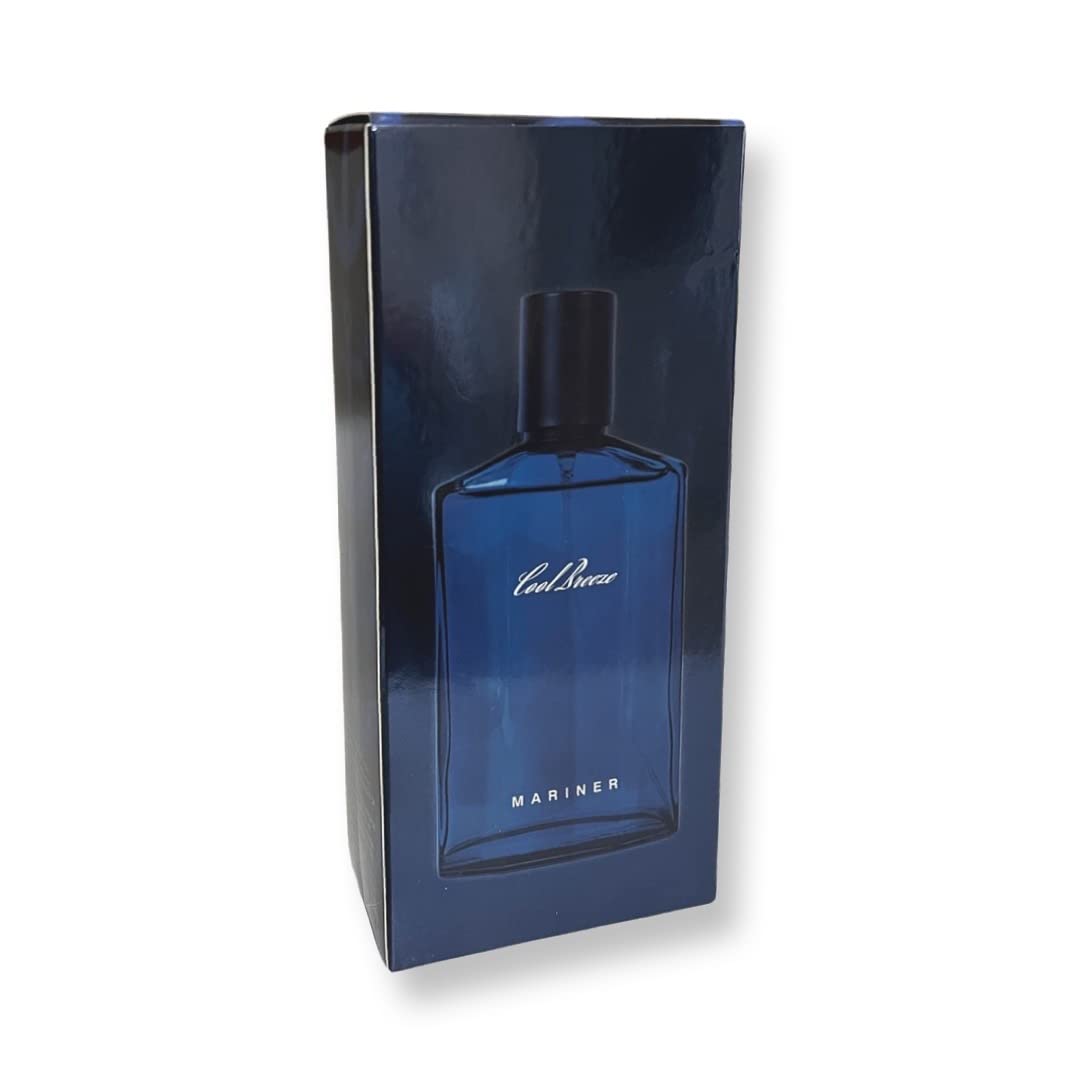United Scents Cool Breeze MARINER Eau de Parfum for Men – 3.4 Fl Oz | Seawater, Spicy Rosemary & Fresh Mint