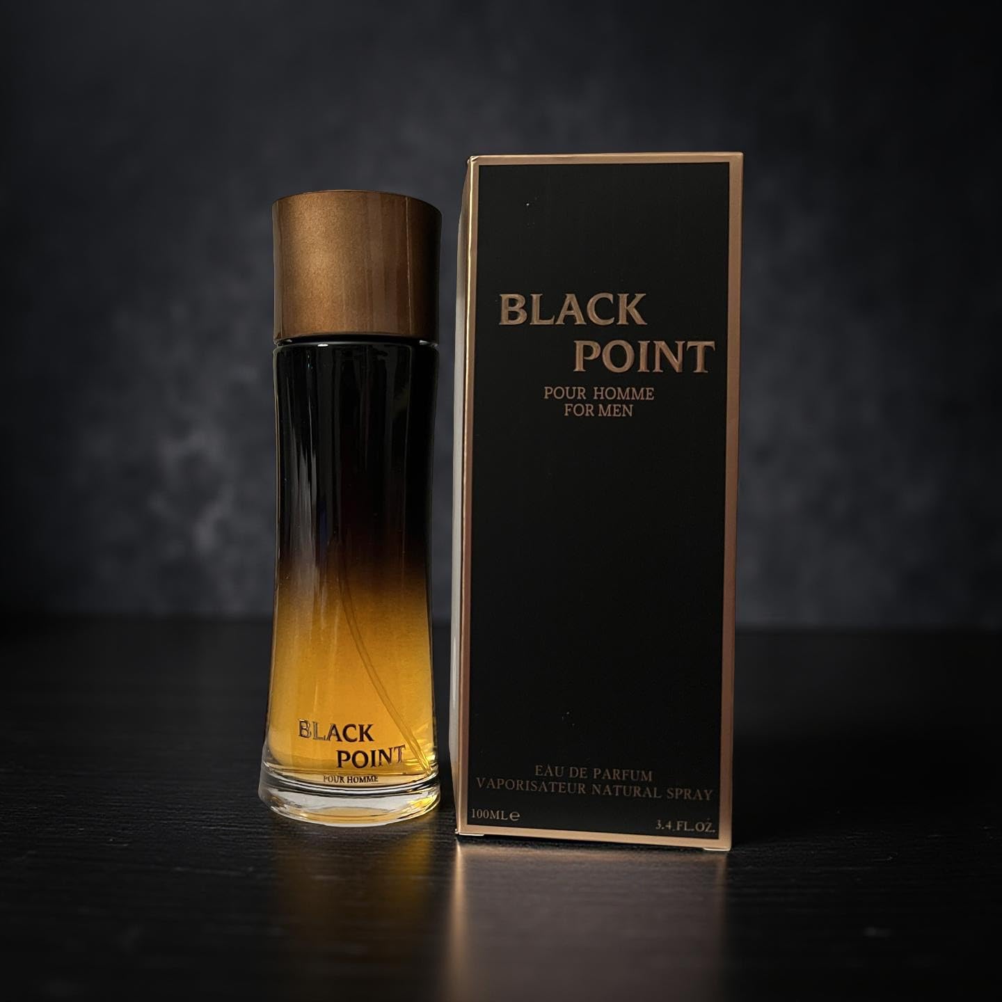 United Scents Black Point Pour Homme Eau de Parfum – 100ml / 3.4oz