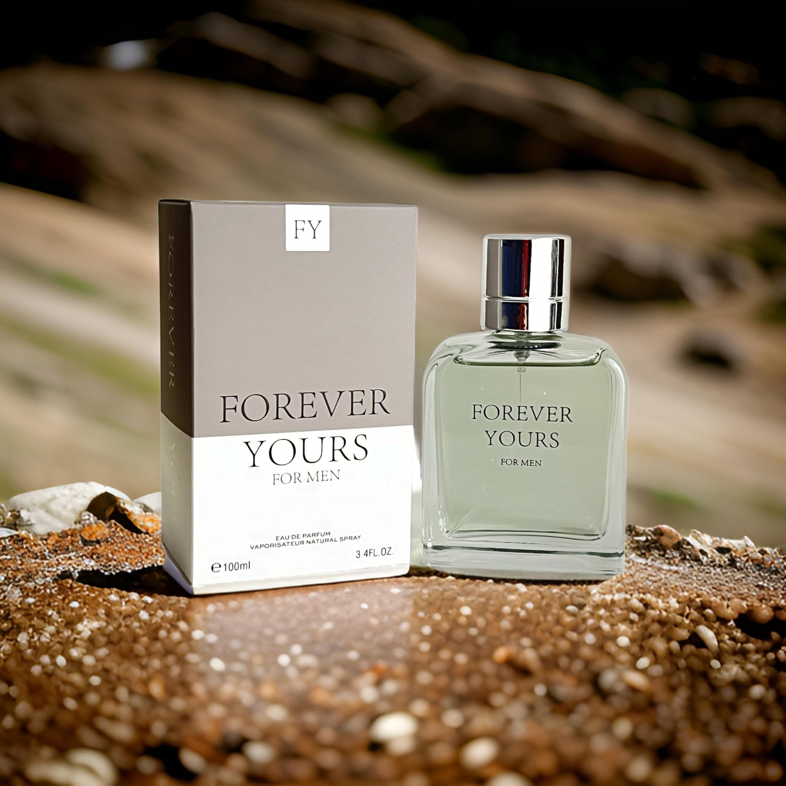 Forever Yours for Men by United Scents – 3.4 oz Eau de Parfum | Ginger, Patchouli, Cedar Wood