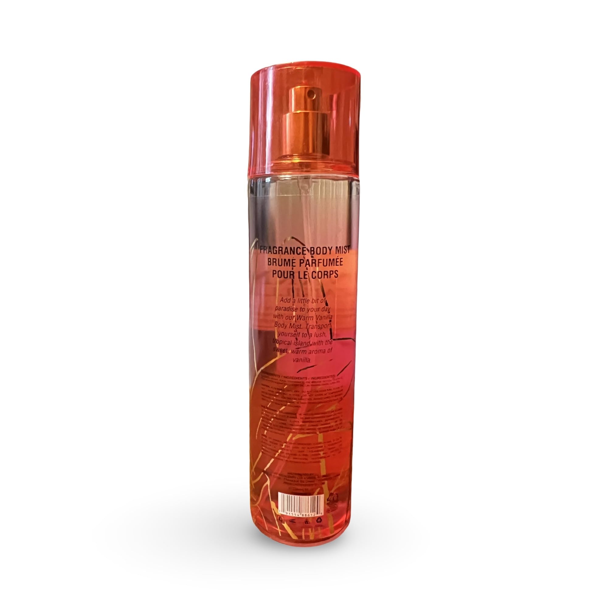 United Scents WARM VANILLA Fragrance Body Mist — 8 Fl Oz