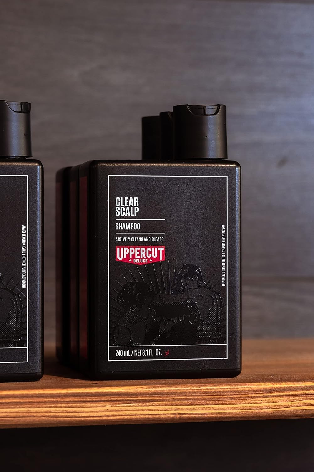 UPPERCUT DELUXE Clear Scalp Shampoo – Pack of 2, Soothing Scalp Care