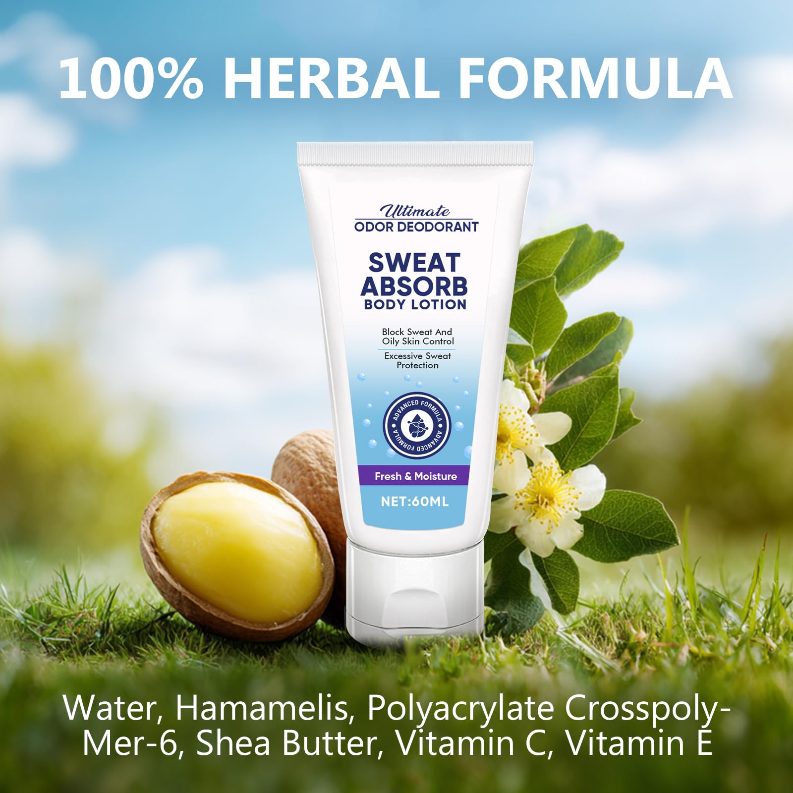 UQWUQW Face Antiperspirant — Long-Lasting Sweat & Oil Control for Forehead, Face & Scalp (60ml)