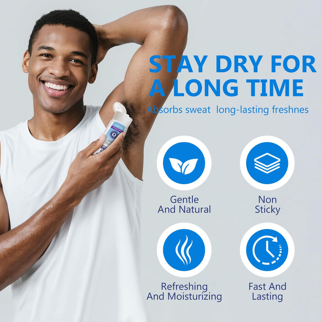 UQWUQW Face Antiperspirant — Long-Lasting Sweat & Oil Control for Forehead, Face & Scalp (60ml)