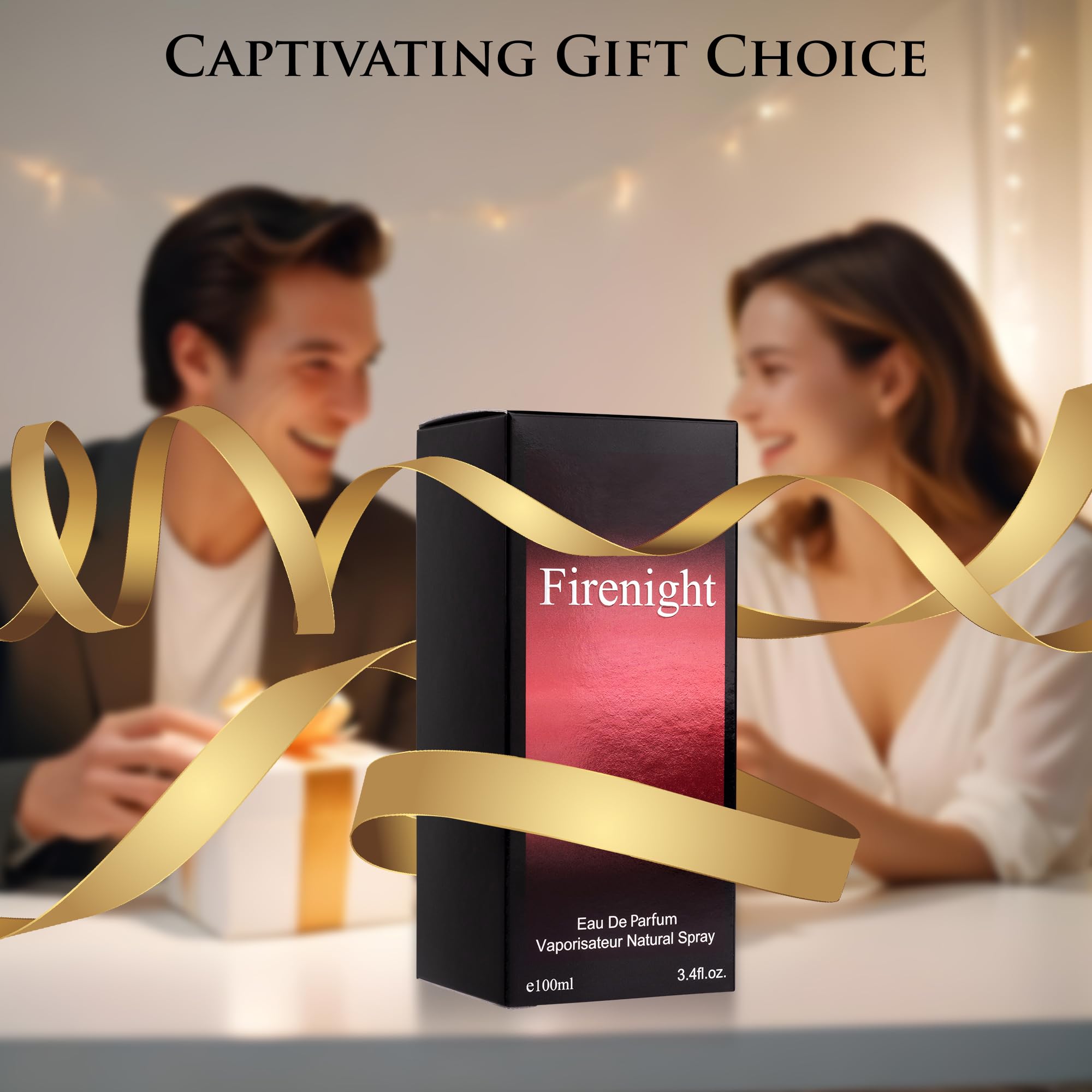 URBAN COLLECTION Firenight for Men Eau de Parfum – 3.4 oz / 100 ml – Citrus, Spice & Violet Notes