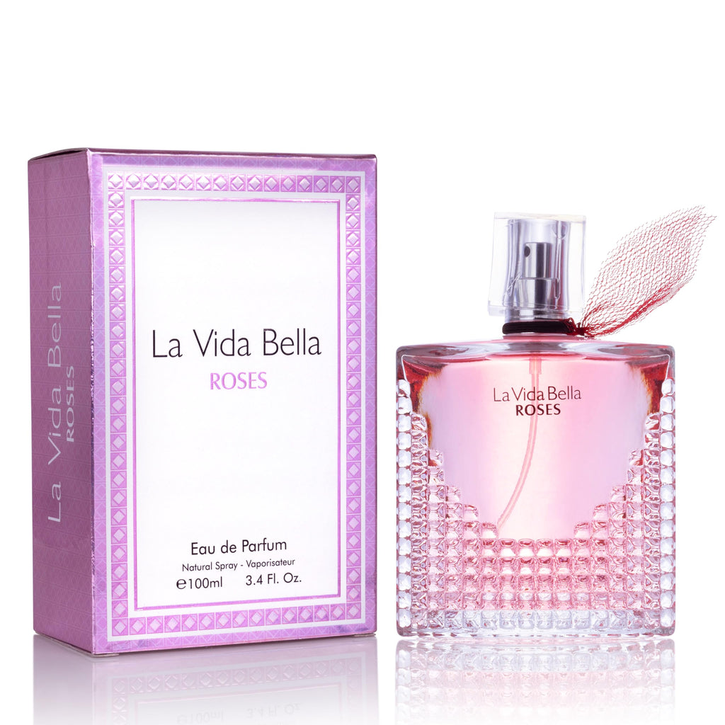 Urban Collection La Vida Bella Roses for Women – Floral Amber Eau de Parfum, 100ml