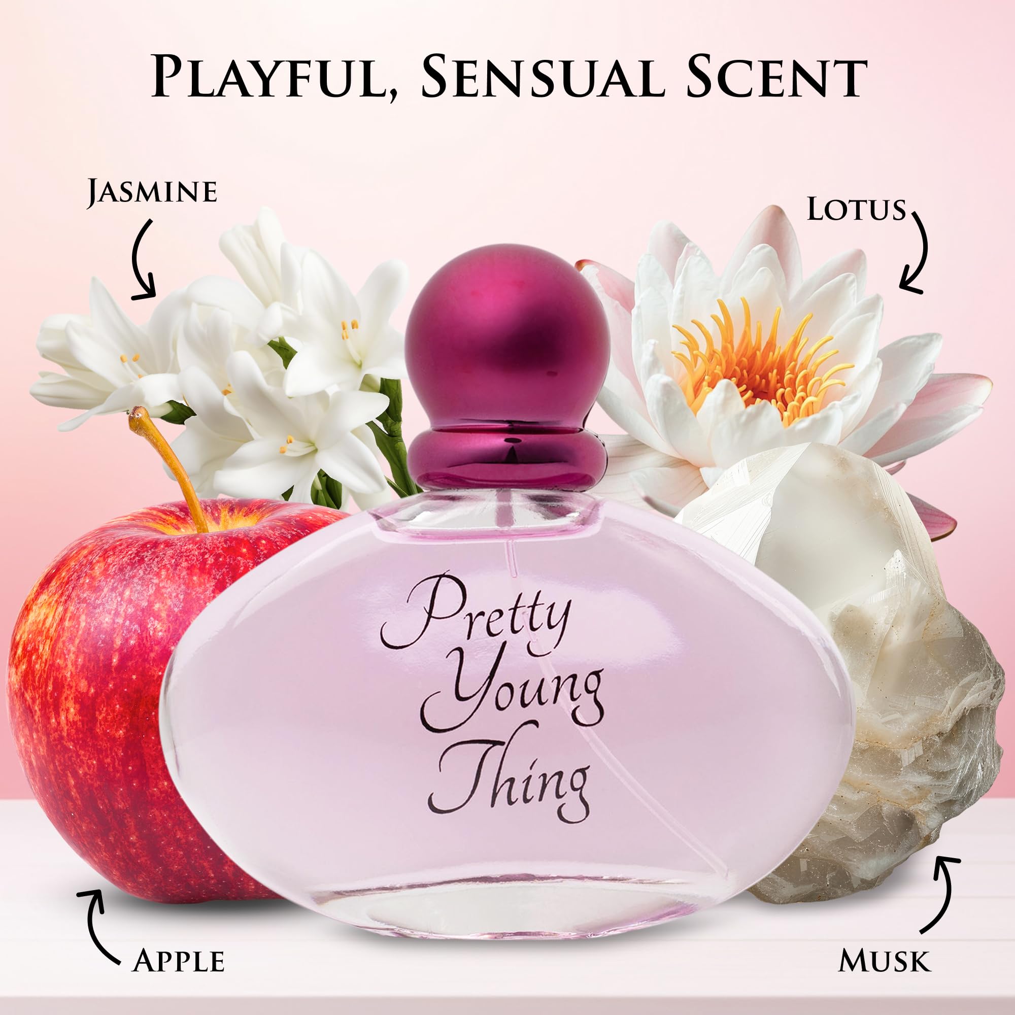 URBAN COLLECTION Pretty Young Thing for Women – Fruity Woody Perfume, 100ml Bottle