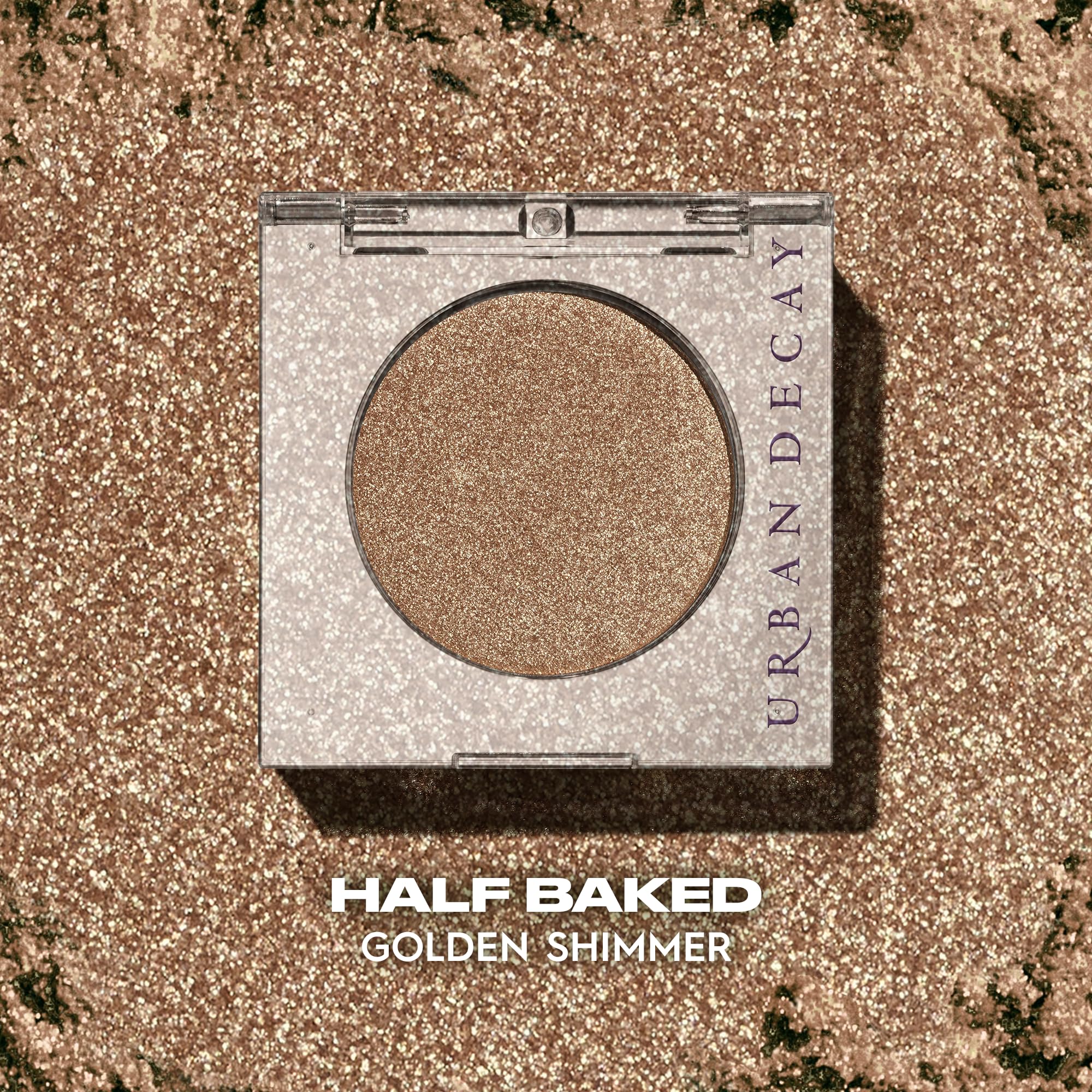 Urban Decay 24/7 Longwear Eyeshadow Single - Half Baked Gold Shimmer | High-Pigment, Up to 12HR Wear
