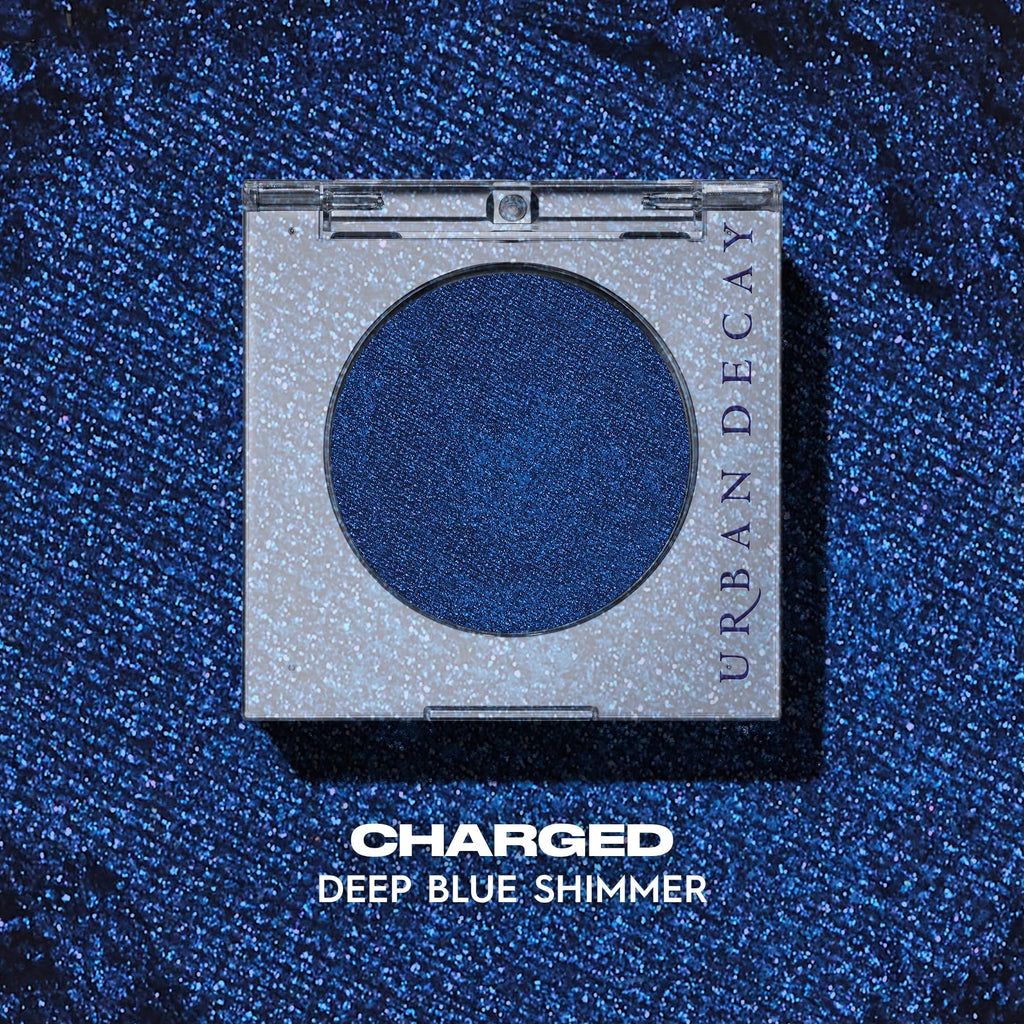 Urban Decay 24/7 Longwear Eyeshadow Single – Charged Deep Blue Shimmer | High-Pigment, Crease-Resistant Color