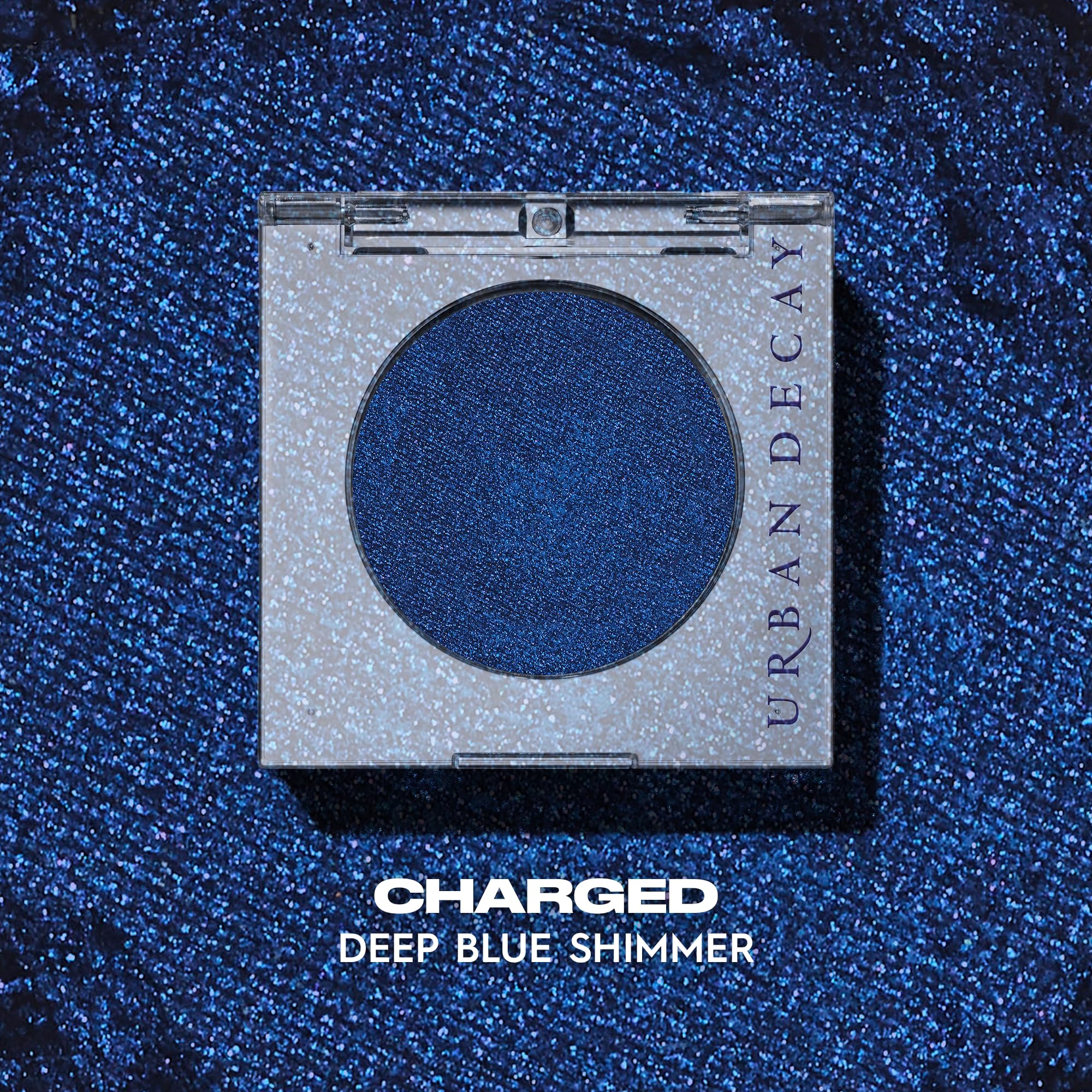Urban Decay 24/7 Longwear Eyeshadow Single – Charged Deep Blue Shimmer | High-Pigment, Crease-Resistant Color