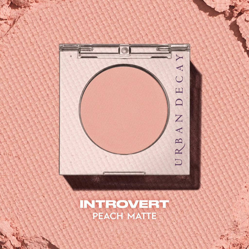 Urban Decay 24/7 Longwear Eyeshadow Single – Introvert Peach Matte | High-Pigment, Crease-Free Color, Up to 12HR Wear
