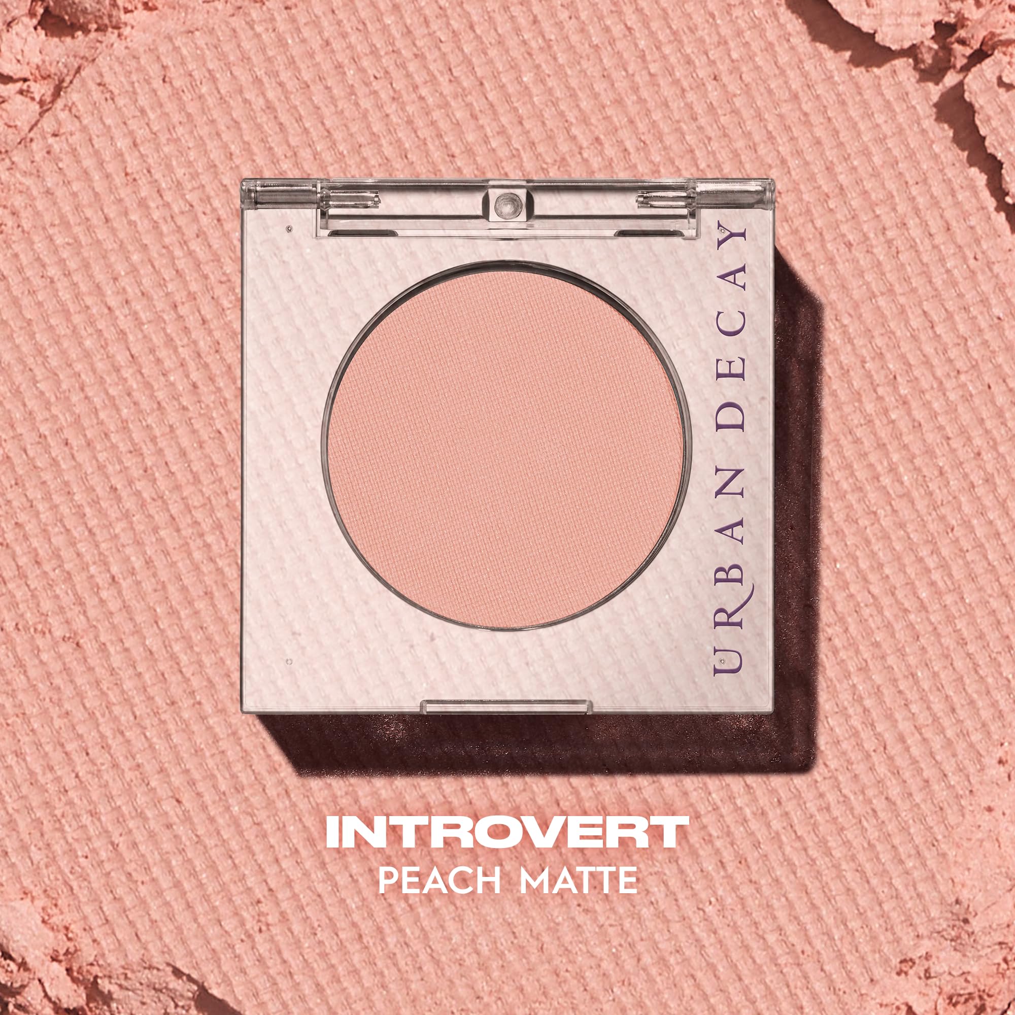 Urban Decay 24/7 Longwear Eyeshadow Single – Introvert Peach Matte | High-Pigment, Crease-Free Color, Up to 12HR Wear
