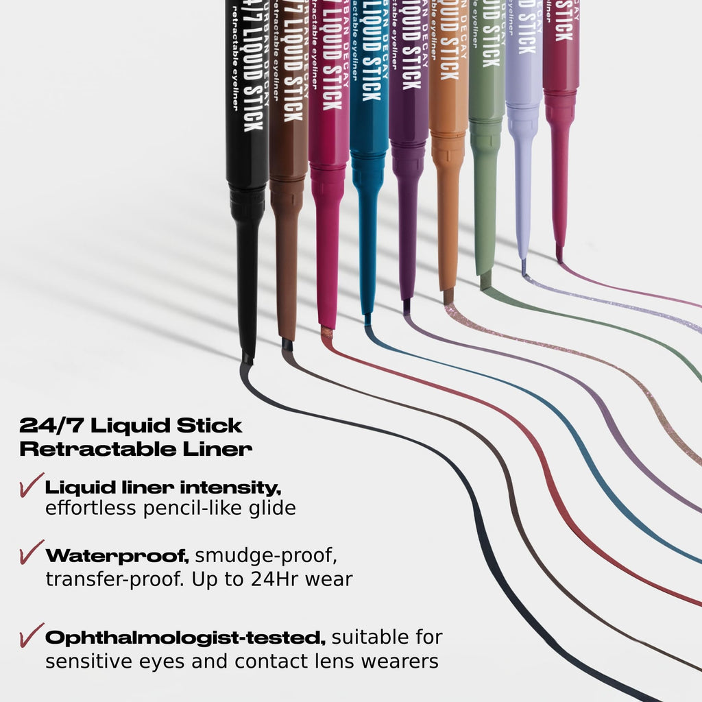 Urban Decay 24/7 Liquid Stick Eyeliner – Waterproof, Smudge-Proof, Dual-Ended