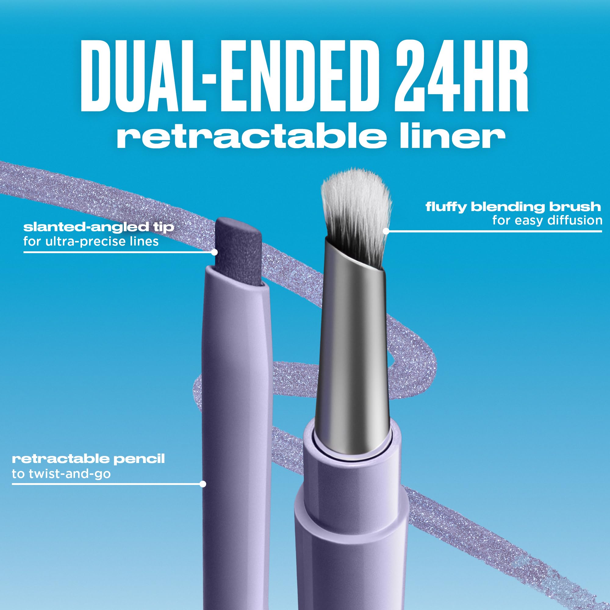 Urban Decay 24/7 Liquid Stick Waterproof Eyeliner — Dual-Ended, Up to 24HR Wear, Rough Waves