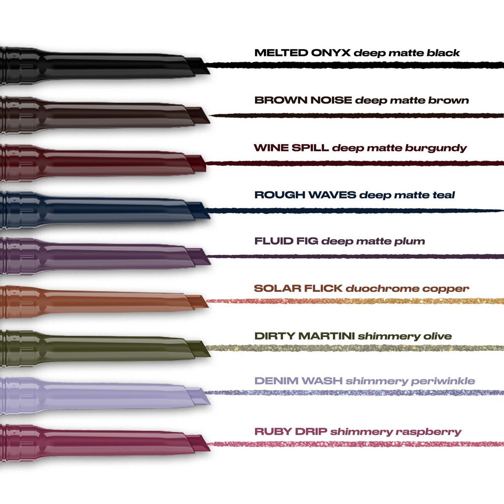 Urban Decay 24/7 Liquid Stick Waterproof Eyeliner – Fluid Fig, Dual-Ended Gel Liner, Up to 24HR Wear