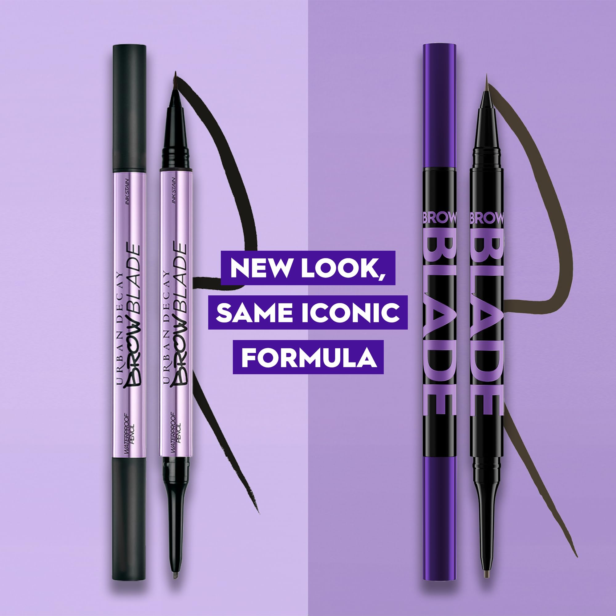 Urban Decay Brow Blade 2-in-1 Eyebrow Pencil & Ink Stain – Waterproof, 24HR Wear – Brunette Betty