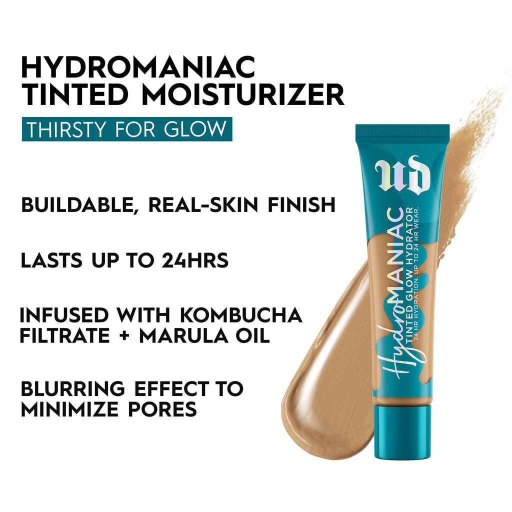 Urban Decay Hydromaniac Dewy Foundation – Hydrating Tinted Moisturizer (51 Medium Neutral)