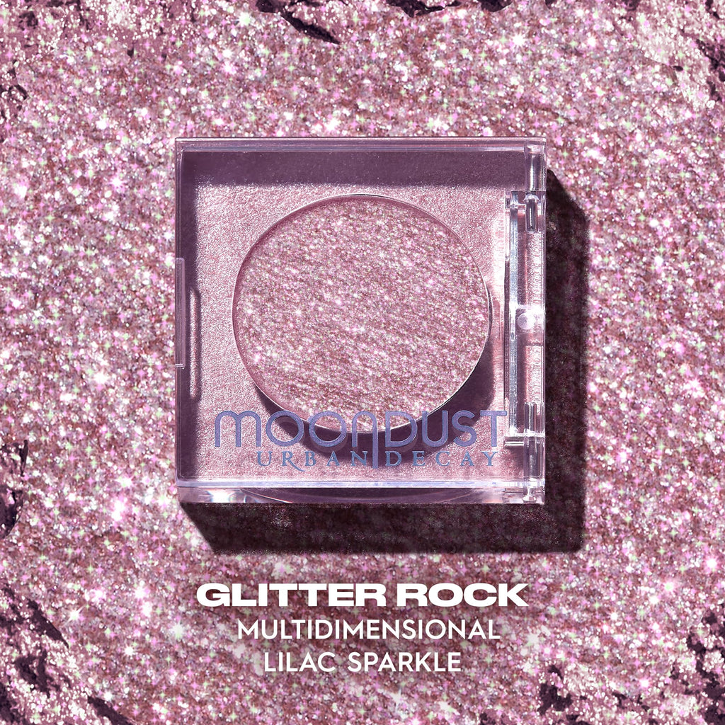 Urban Decay 24/7 Moondust Glitter Eyeshadow Single – Lilac Purple Sparkle, 16-Hour Wear