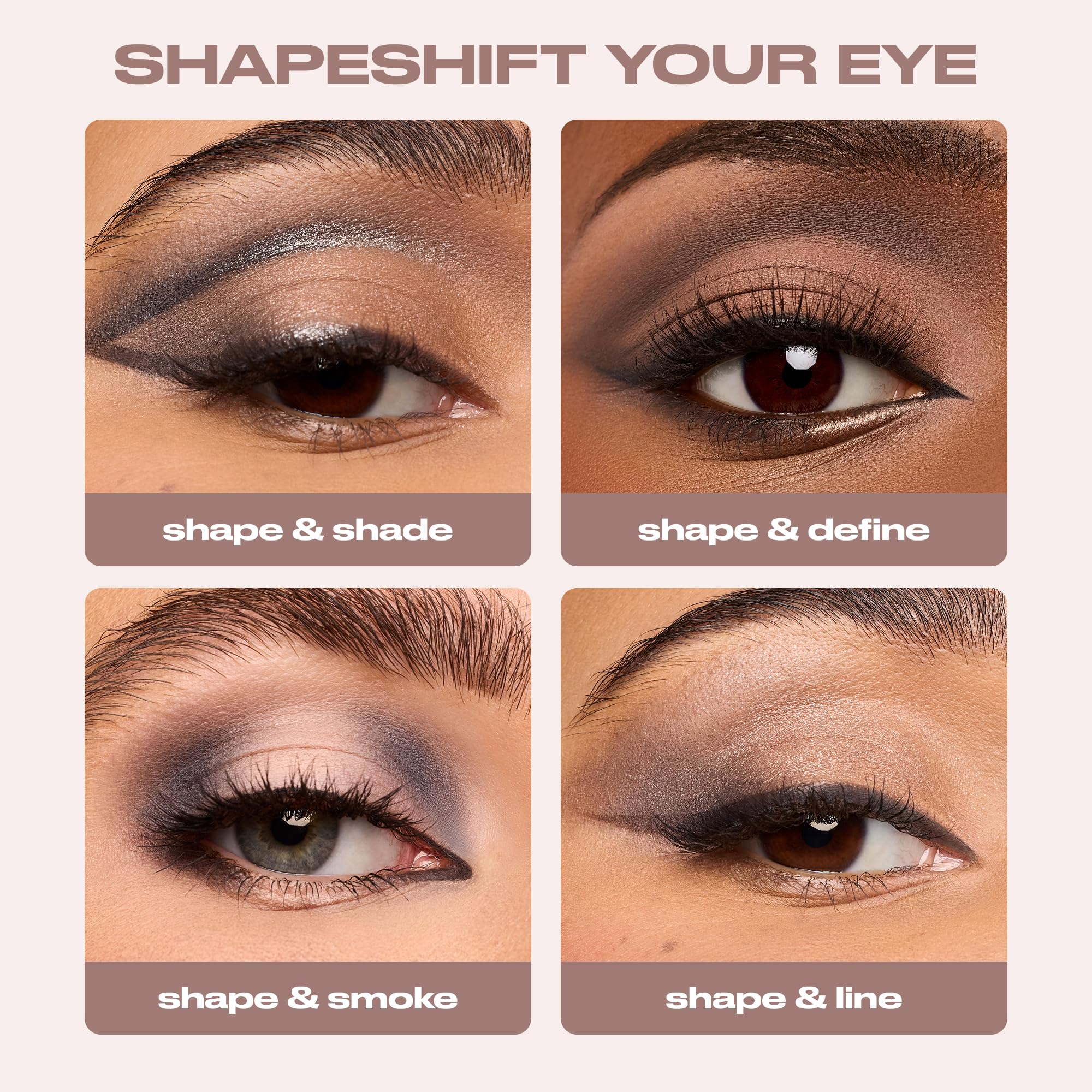 Urban Decay Naked Shaped Eyeshadow Palette – 14 Cool-Tone Shades, All-in-One Eye & Face Palette, Up to 16HR Wear