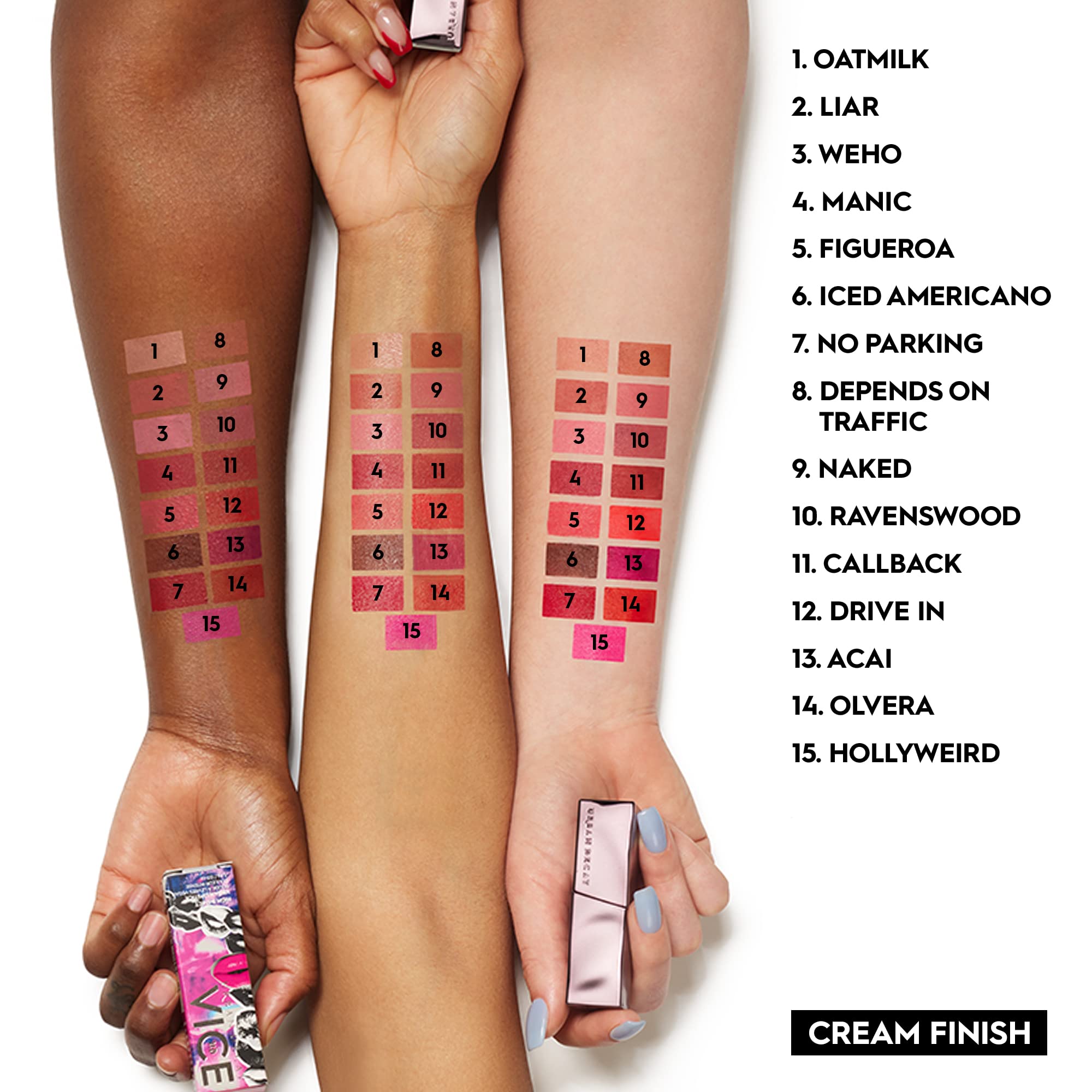 Urban Decay Vice Hydrating Lipstick Acai – Deep Berry Violet (Cream Finish) | Vegan & Cruelty-Free 0.11 oz
