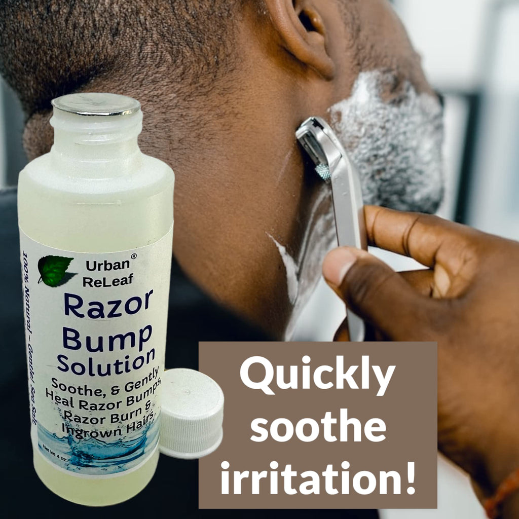 Urban ReLeaf Razor Bump Solution – Sea Salt & Aloe, Pack of 2, Made in USA