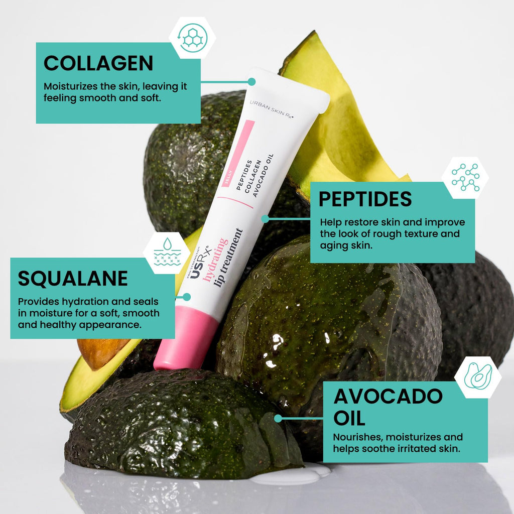 Urban Skin Rx Pro Strength Hydrating Lip Treatment – Ultra-Moisture Jelly Balm, 0.31 oz