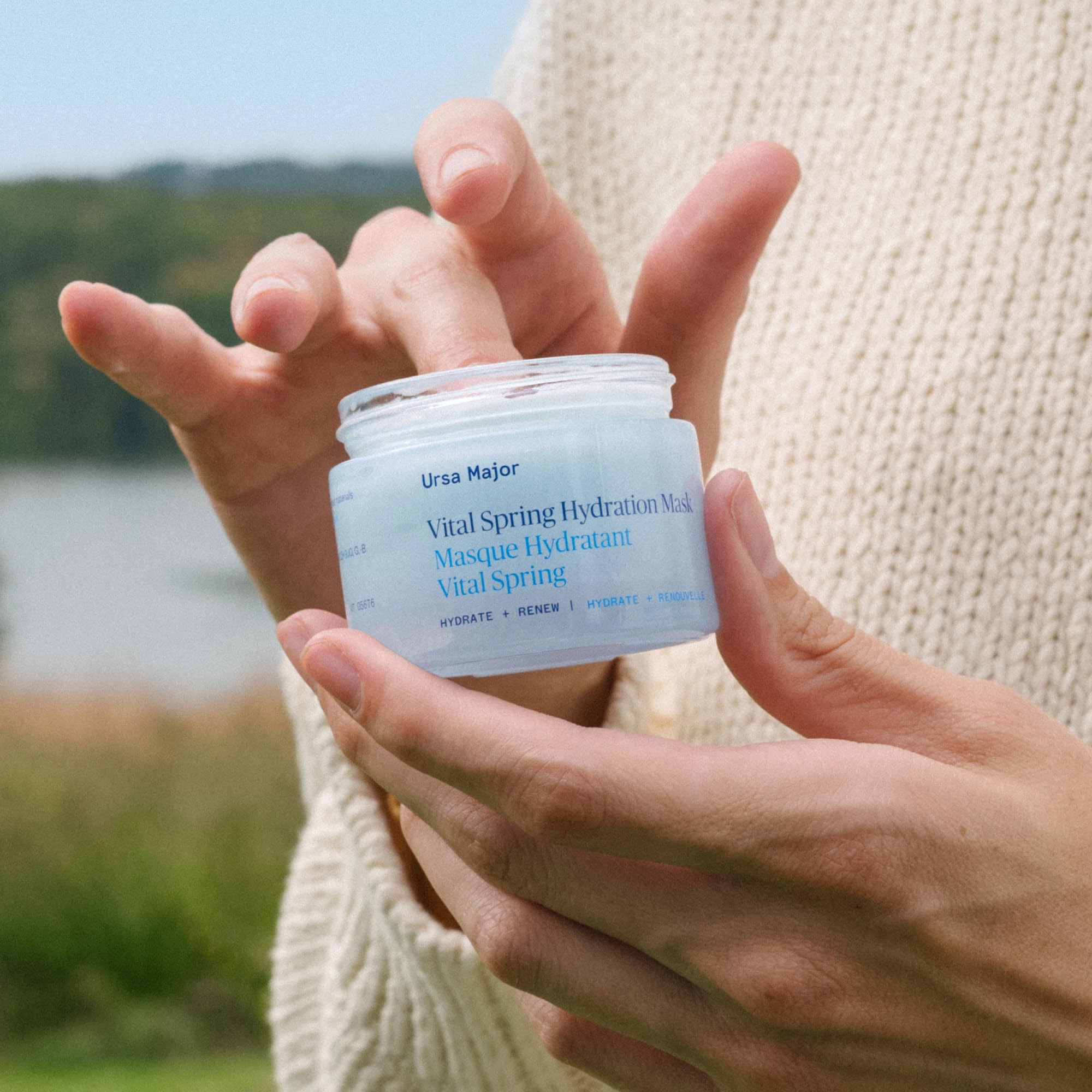 Ursa Major Vital Spring Hydration Mask | Deep Hydration, Smoother Texture, Fir-Laced Aroma | Vegan, Cruelty-Free | 1.69 oz