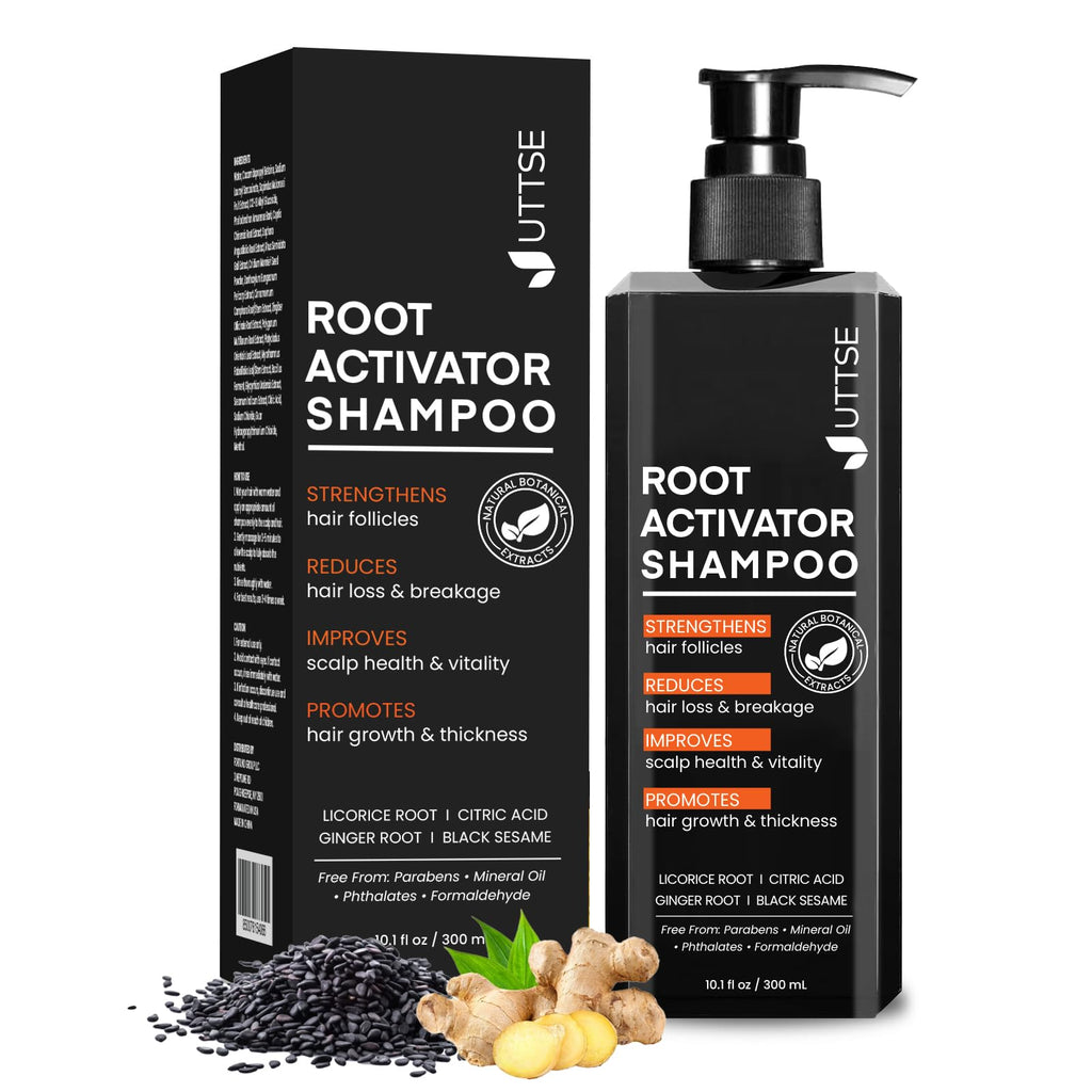 Uttse Root Activator Shampoo for Men – Hair Growth & Thicker Hair (300 mL)