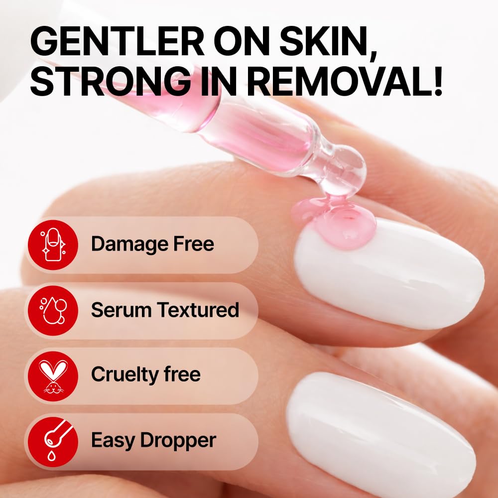 UUUUU Gel Nail Strip Remover — Gentle, Non-Toxic Peel-Away for Semi-Cured Nails