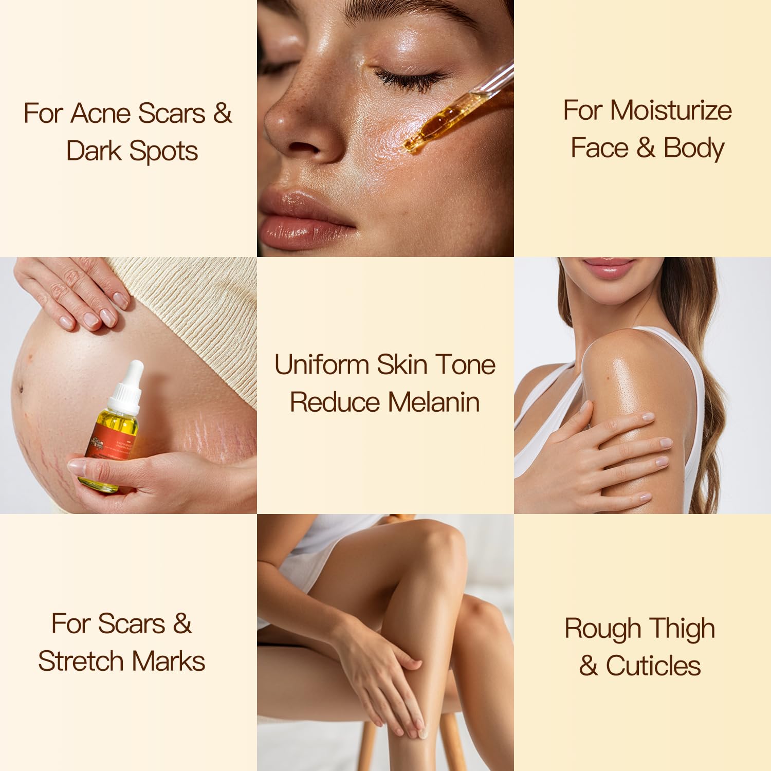 UWPU Frankincense Oil for Face – Bakuchiol & Squalane Gentle Facial Oil for All Skin Types