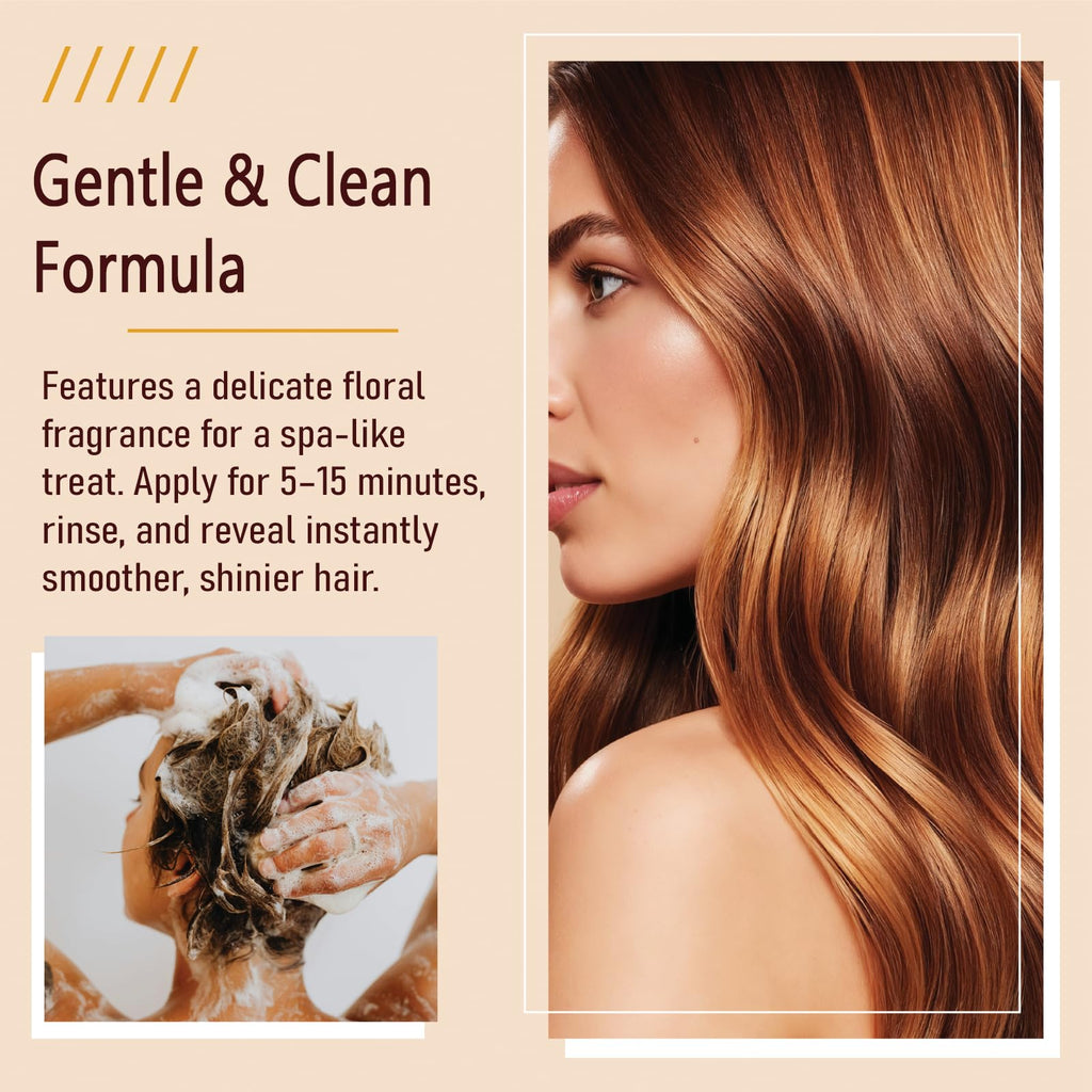 UYPO Collagen & Keratin Hair Mask – Deep Repair for Dry, Damaged Hair with Argan & Avocado Oils