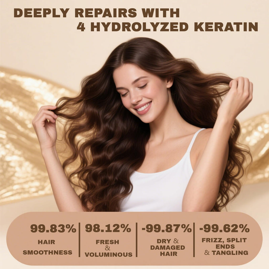 UYPO Collagen & Keratin Hair Mask – Deep Repair for Dry, Damaged Hair with Argan & Avocado Oils