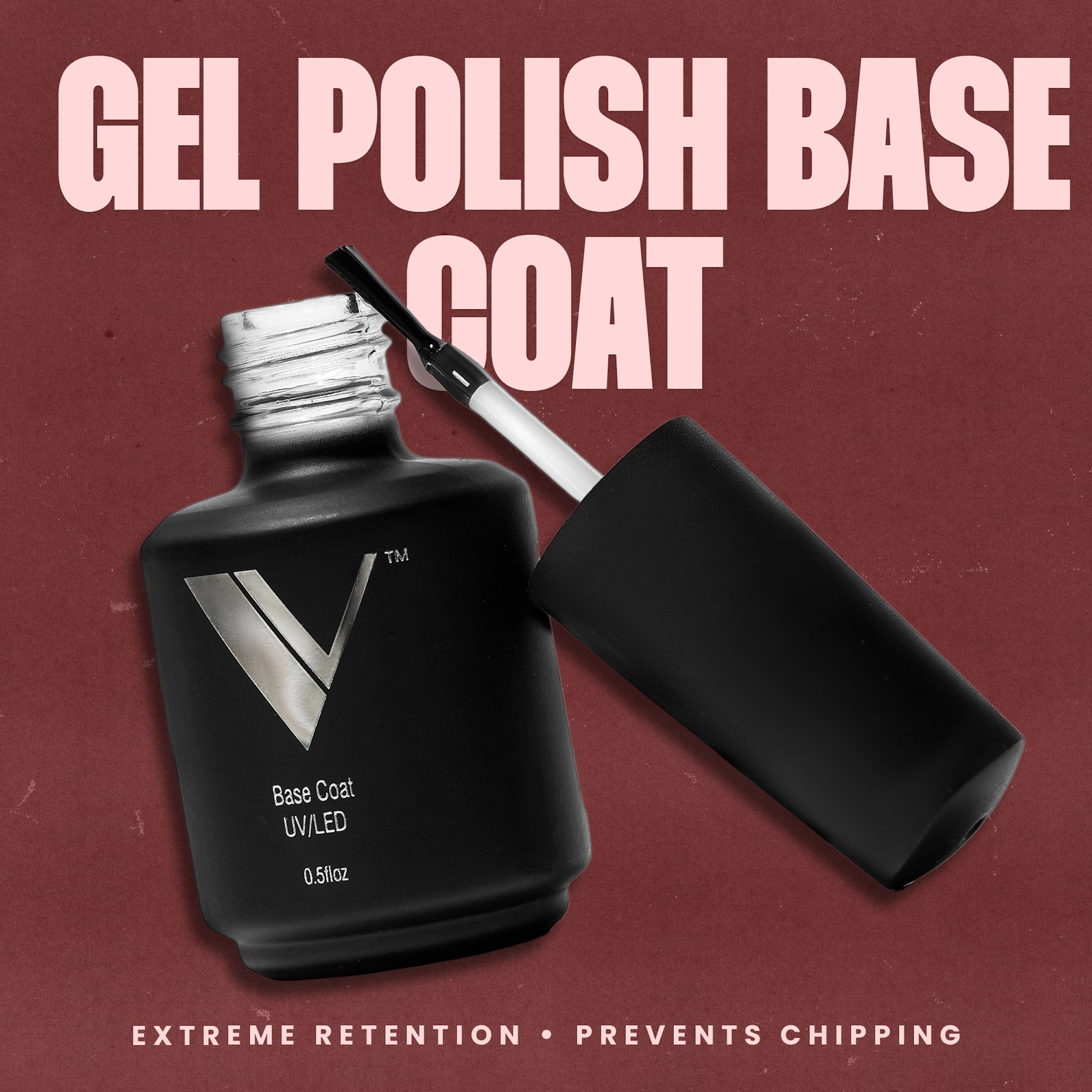 V Beauty Pure Gel Base Coat – Strong Adhesion, Smooth Foundation & Long-Lasting Gel Manicure